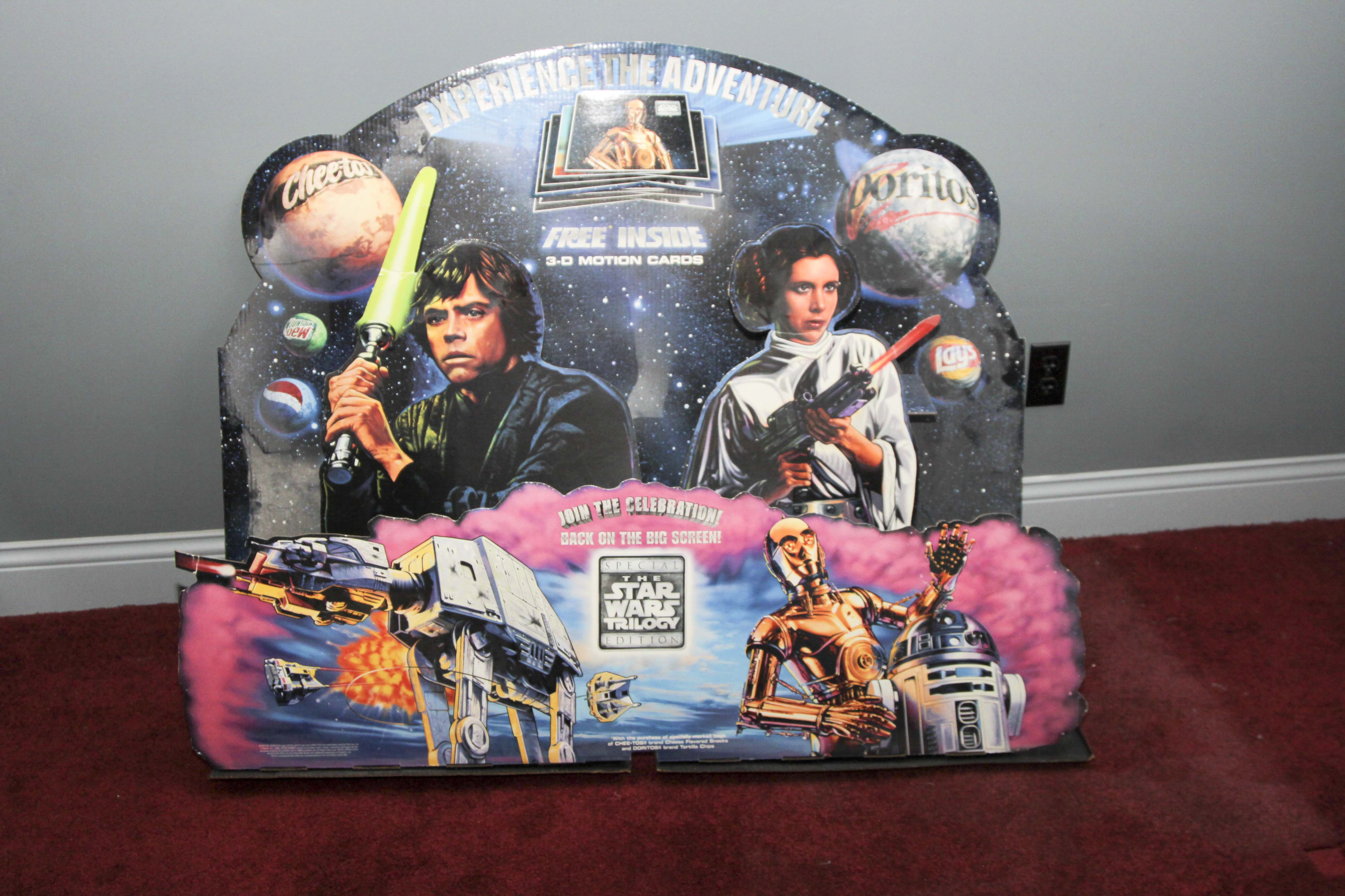 3-D Cardboard Star Wars Sign