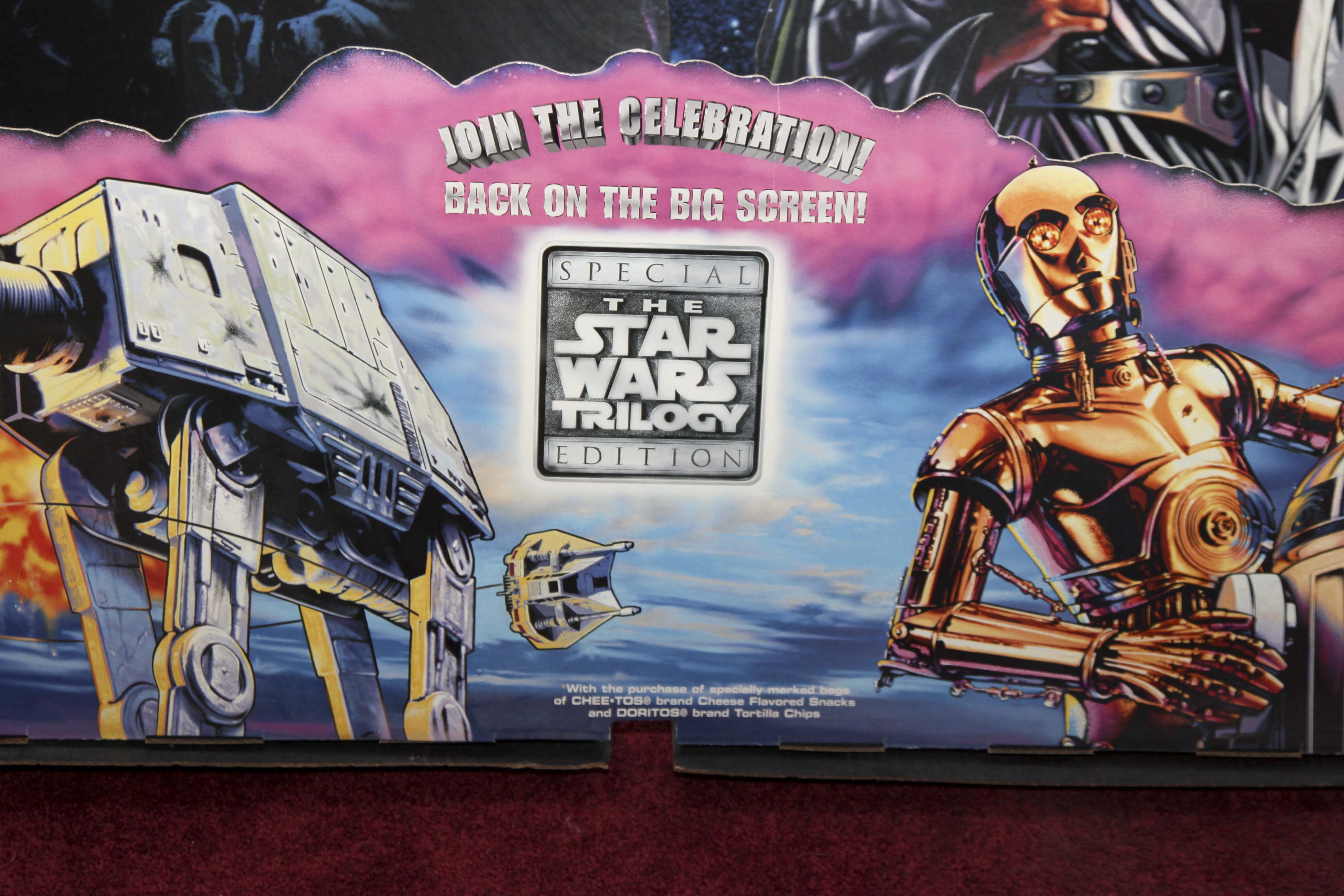 3-D Cardboard Star Wars Sign