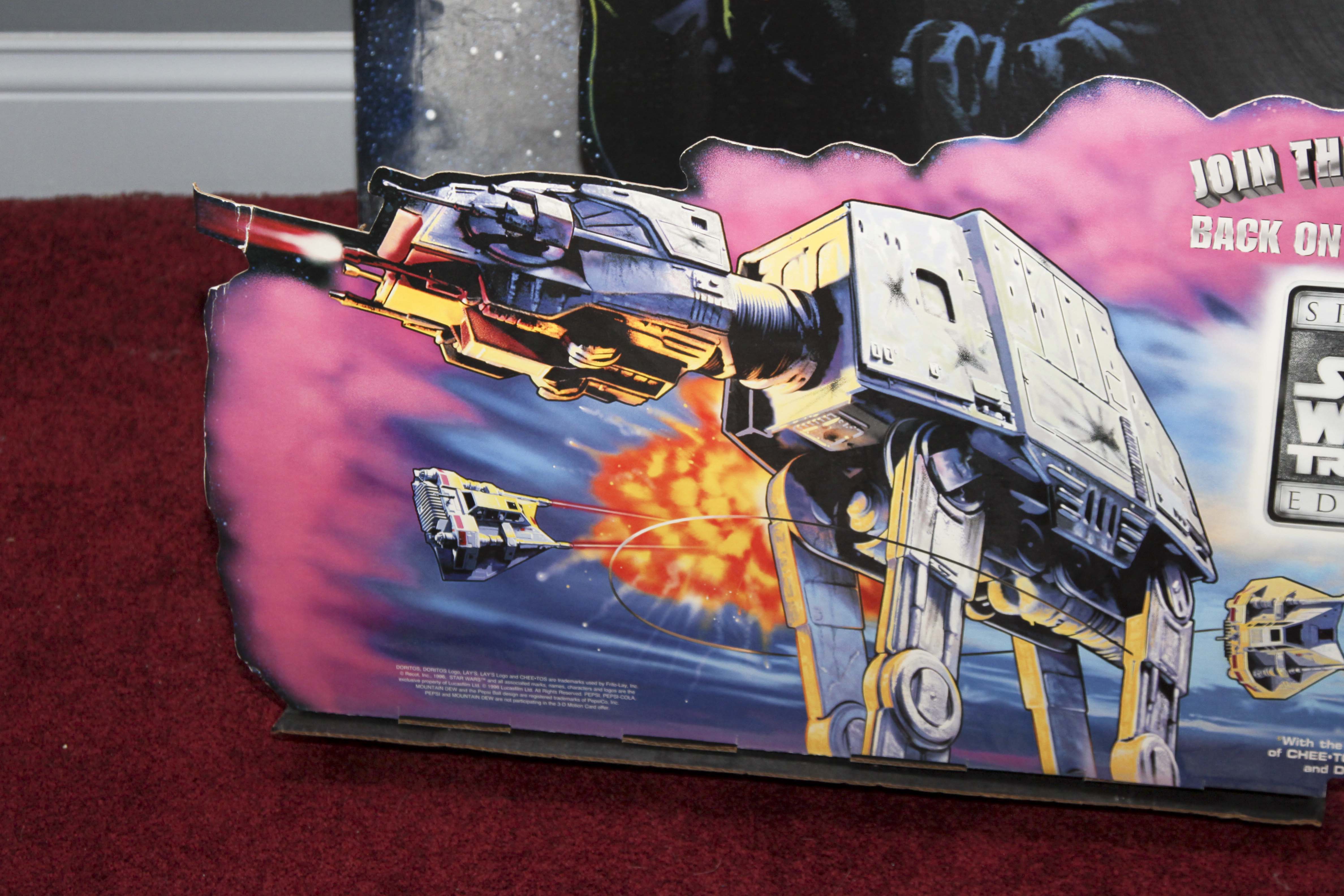 3-D Cardboard Star Wars Sign