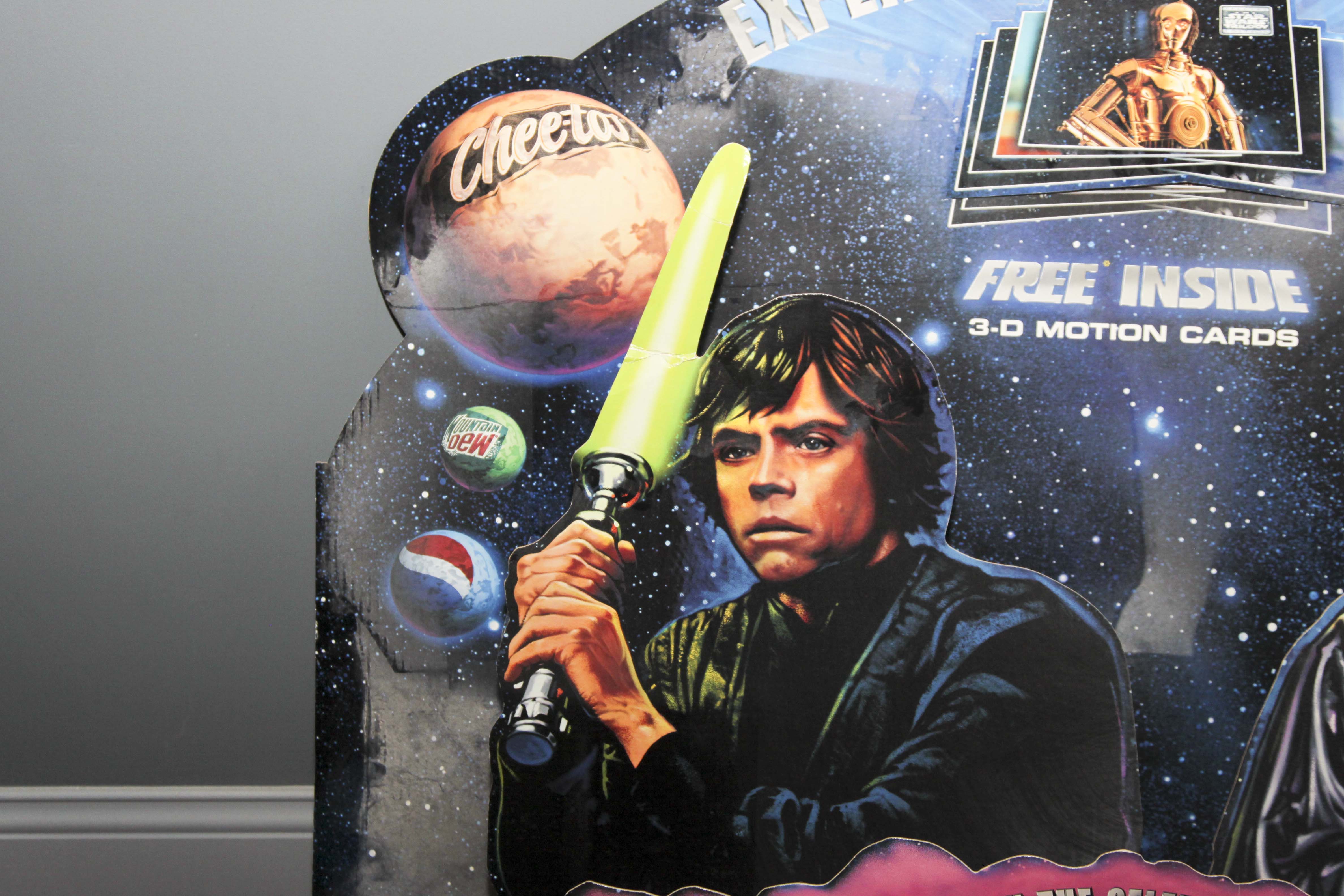 3-D Cardboard Star Wars Sign