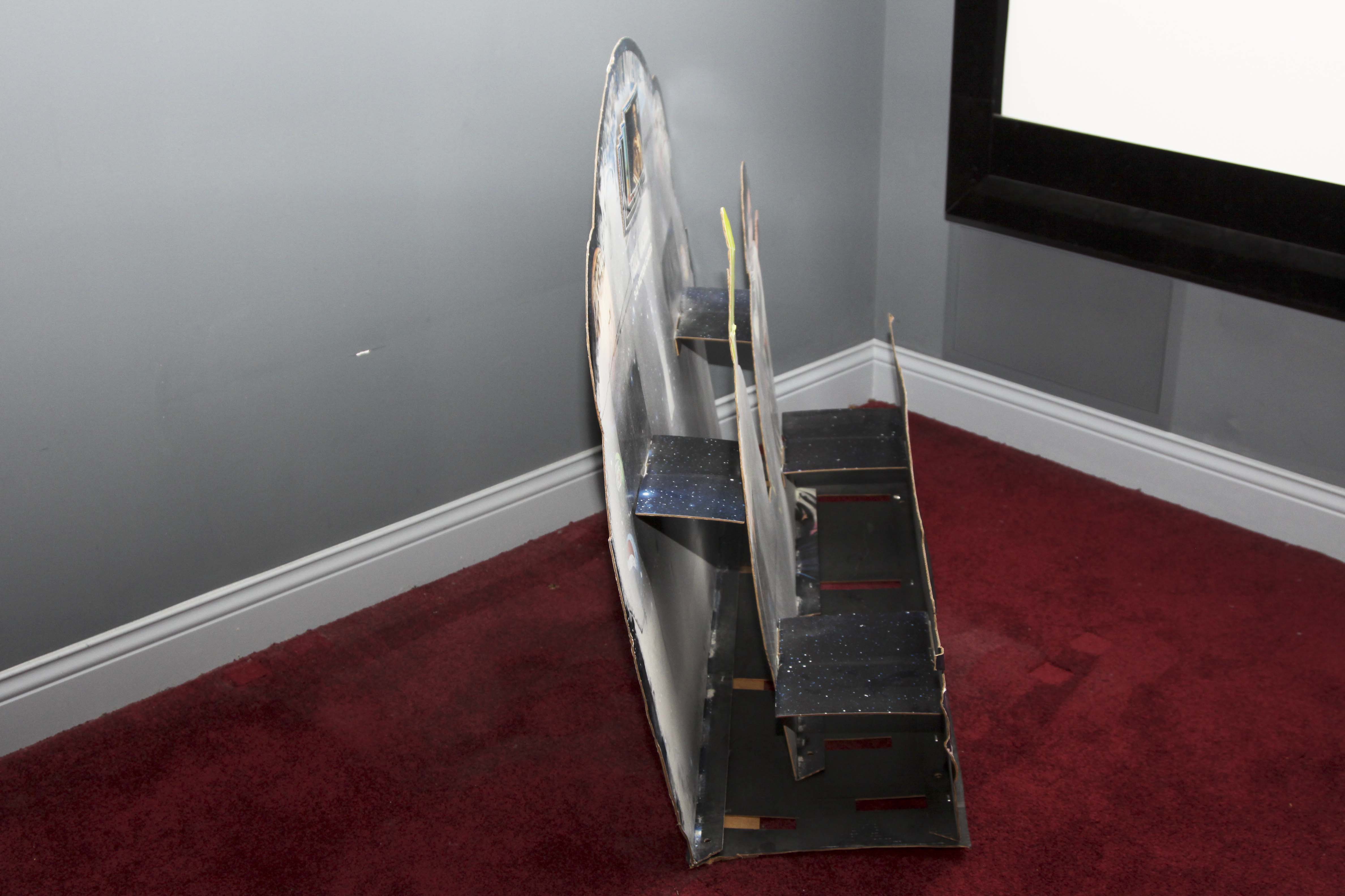 3-D Cardboard Star Wars Sign