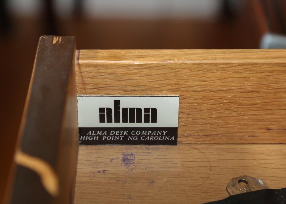 Alma Desk Company Mid-Century Desk