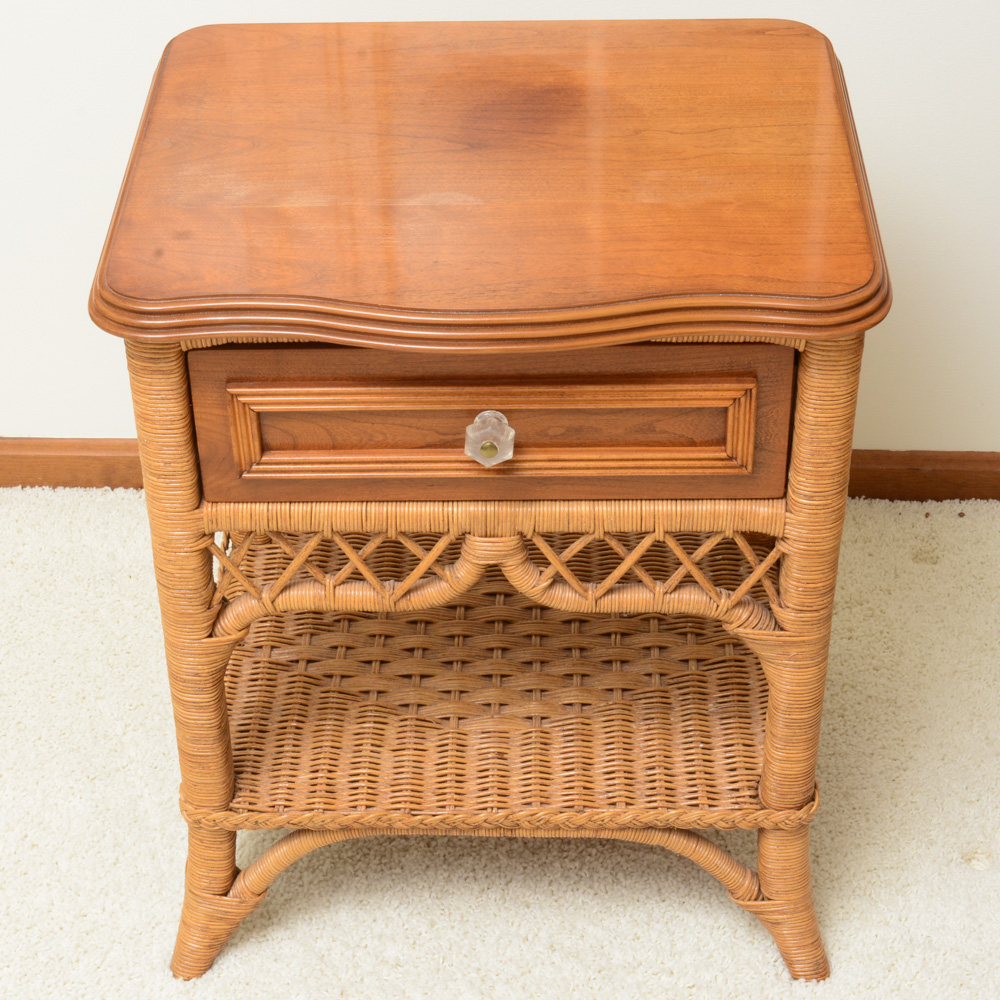 "Lexington Wicker Collection" by Henry Link Dresser & Nightstand