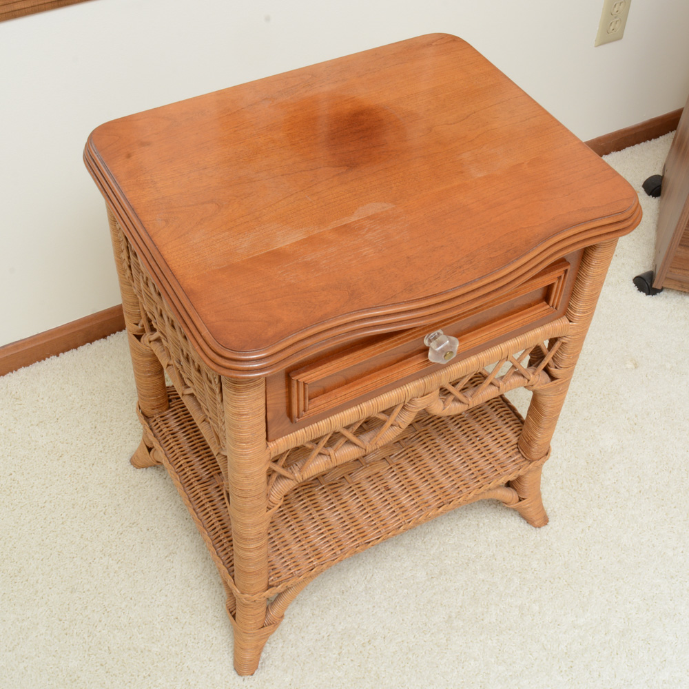 "Lexington Wicker Collection" by Henry Link Dresser & Nightstand