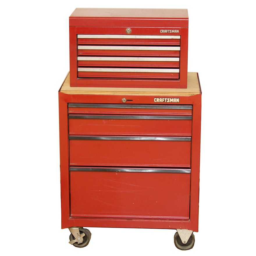 Sears Rolling Metal Tool Chest