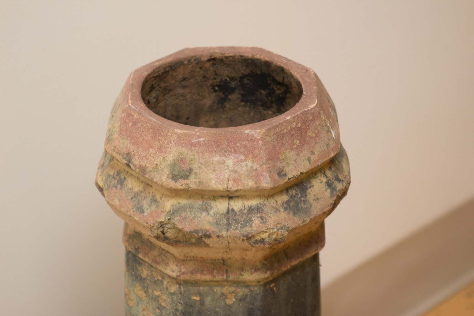 Antique Fired Clay Chimney Chute