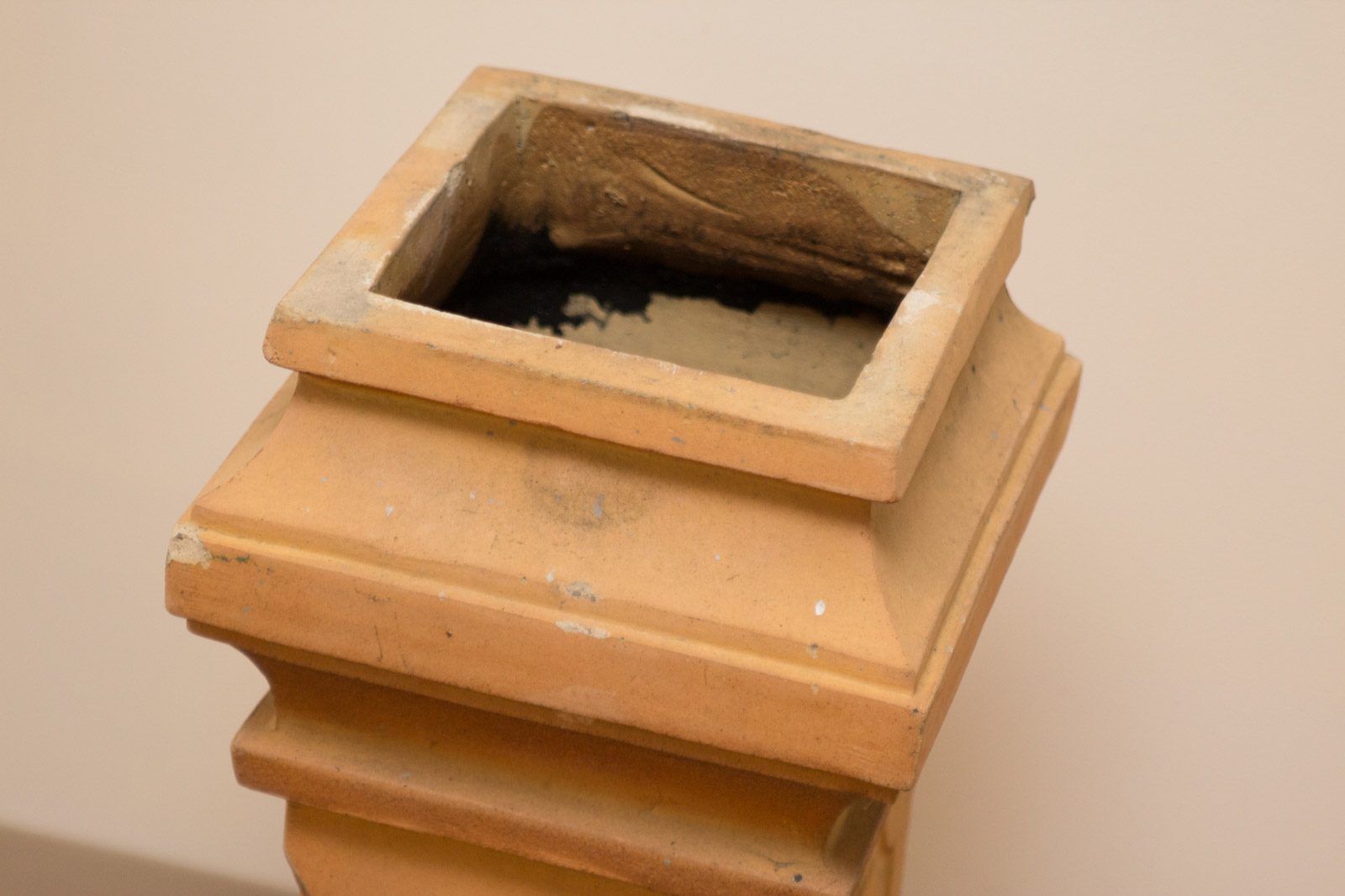 Antique to Vintage Fired Clay Chimney Chute