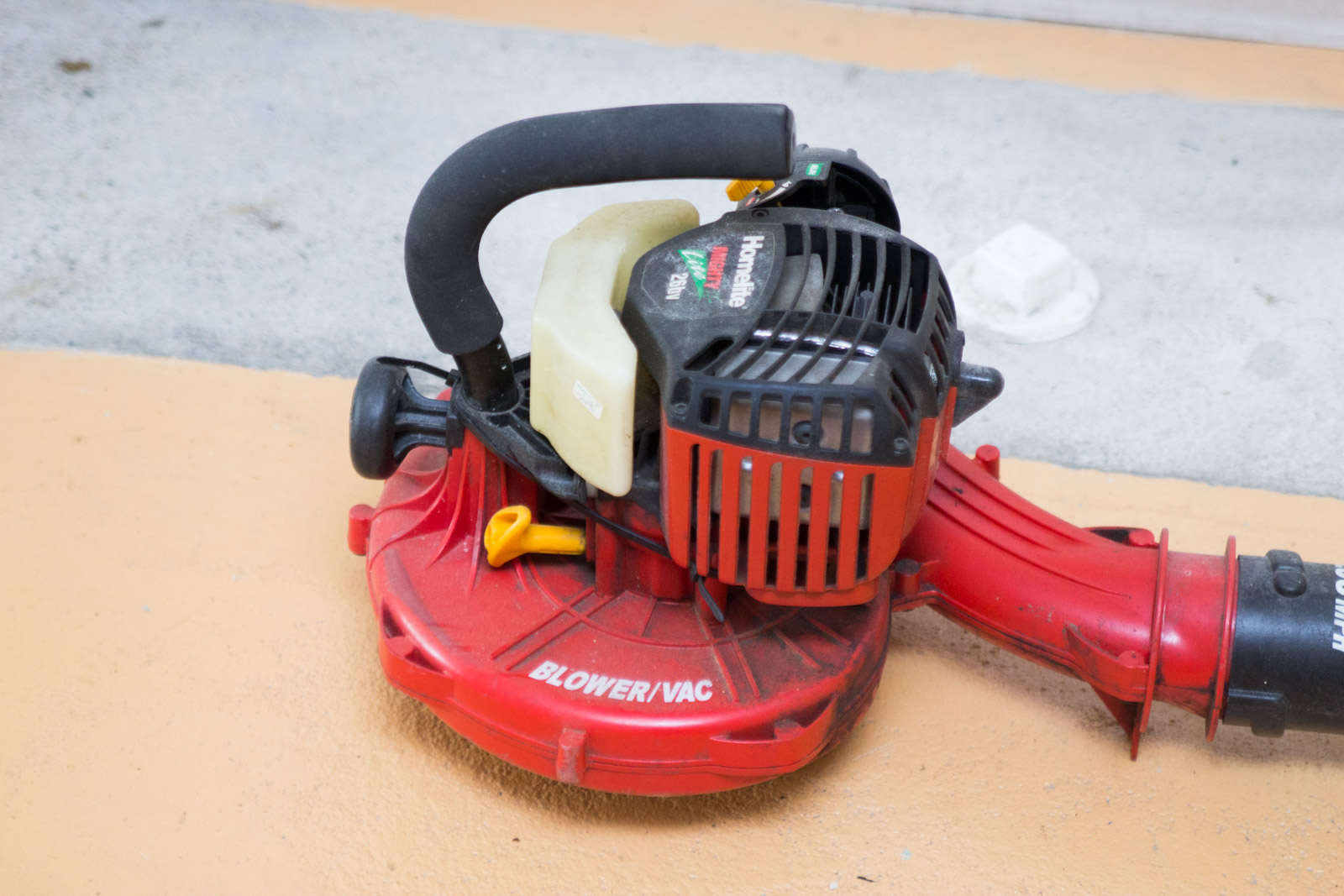 Homelite and Toro Leaf Blowers with Metal Toolbox
