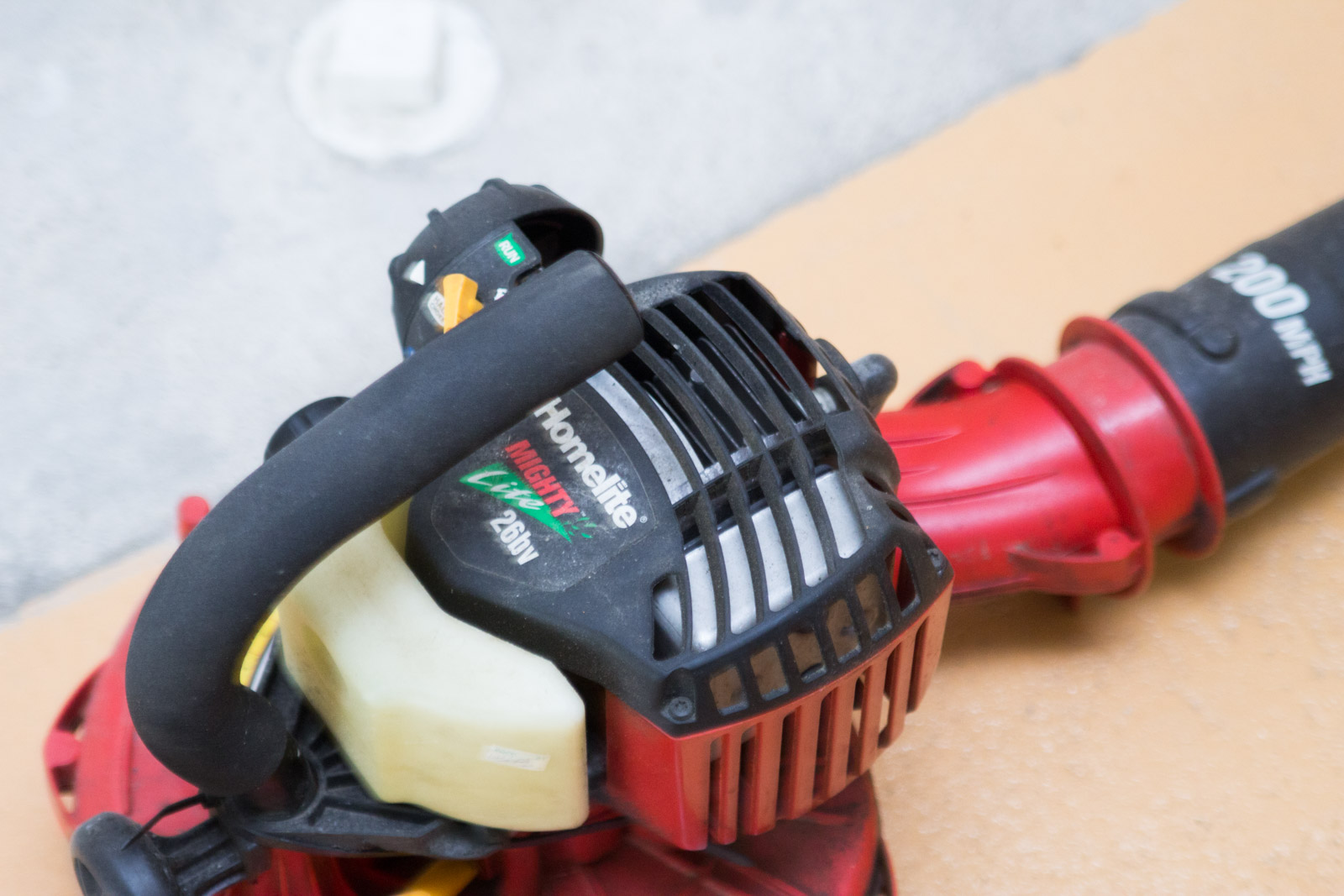 Homelite and Toro Leaf Blowers with Metal Toolbox