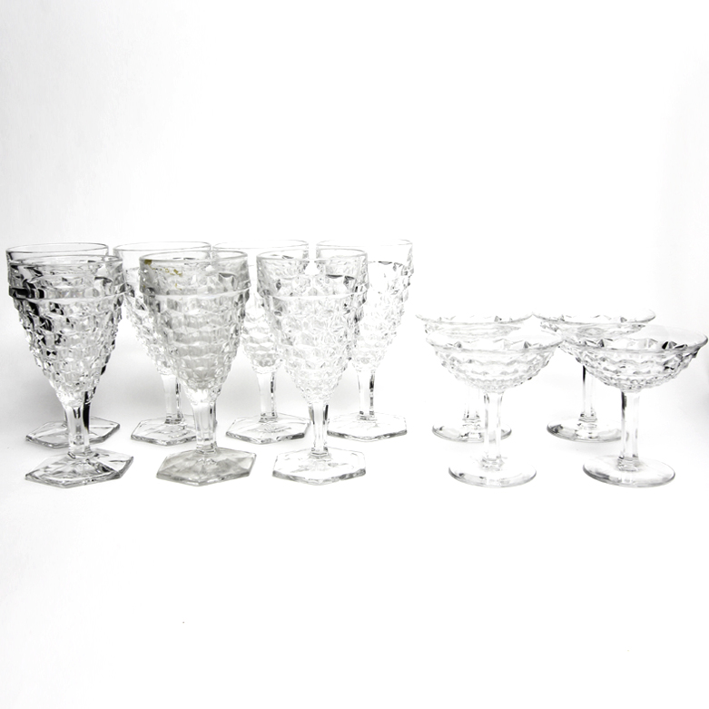 Collection of Fostoria "American" Stemwware