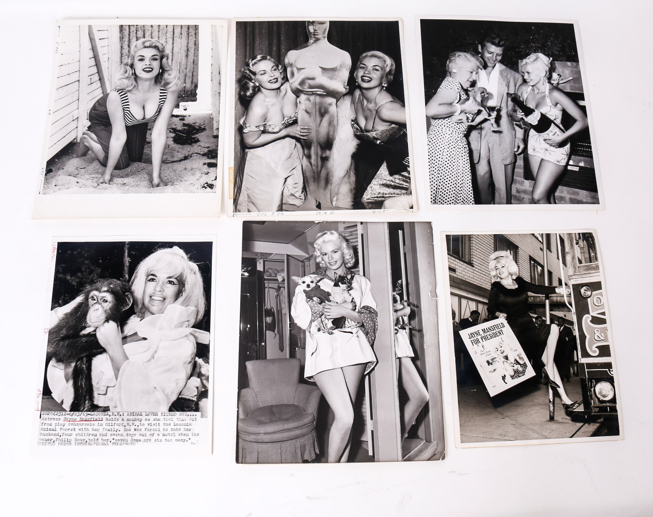 Collection of Photographs of Jayne Mansfield