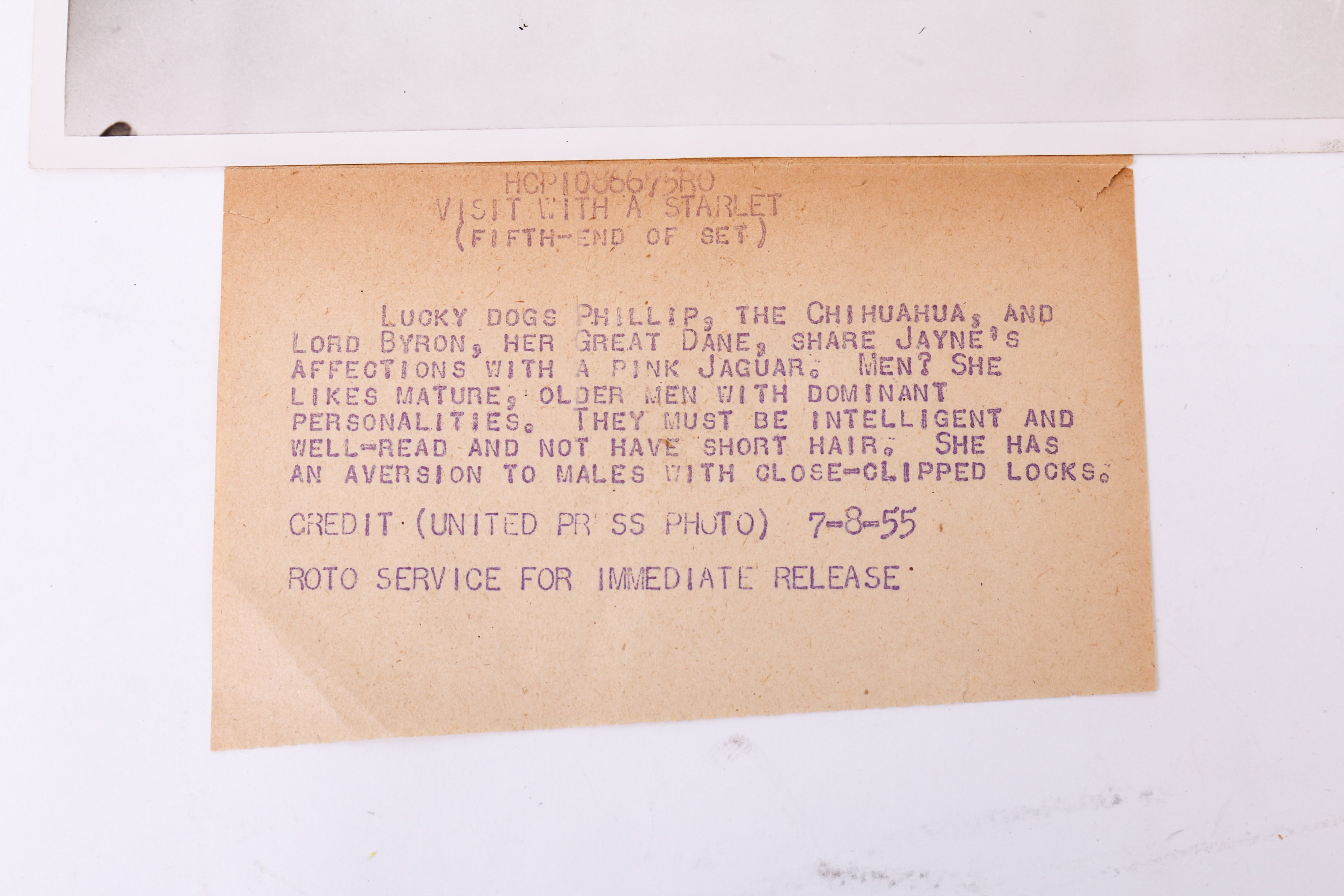 Collection of Photographs of Jayne Mansfield