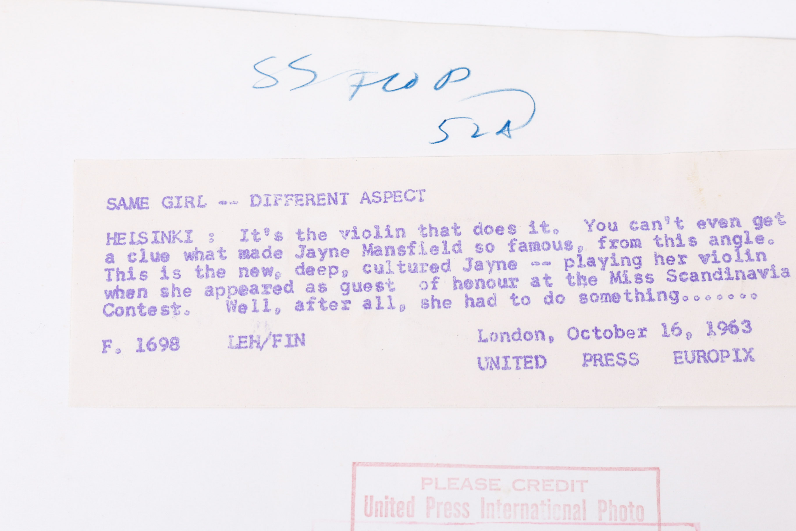 Collection of Photographs of Jayne Mansfield