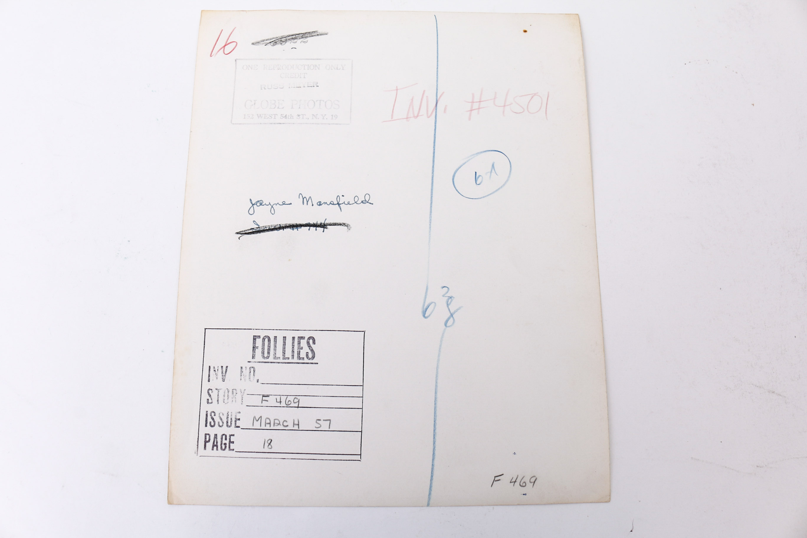 Collection of Photographs of Jayne Mansfield