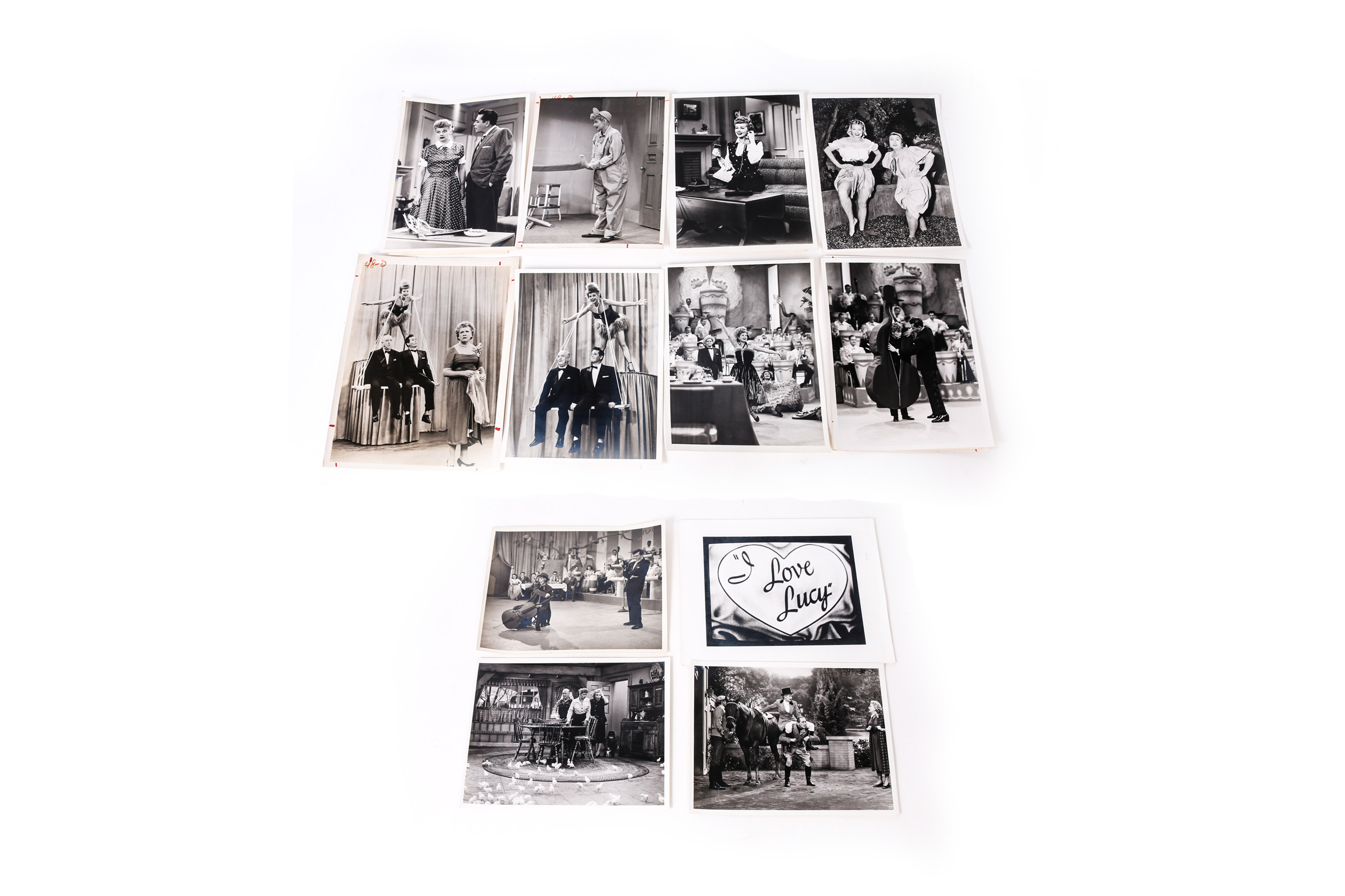 "I Love Lucy" Show Photographs