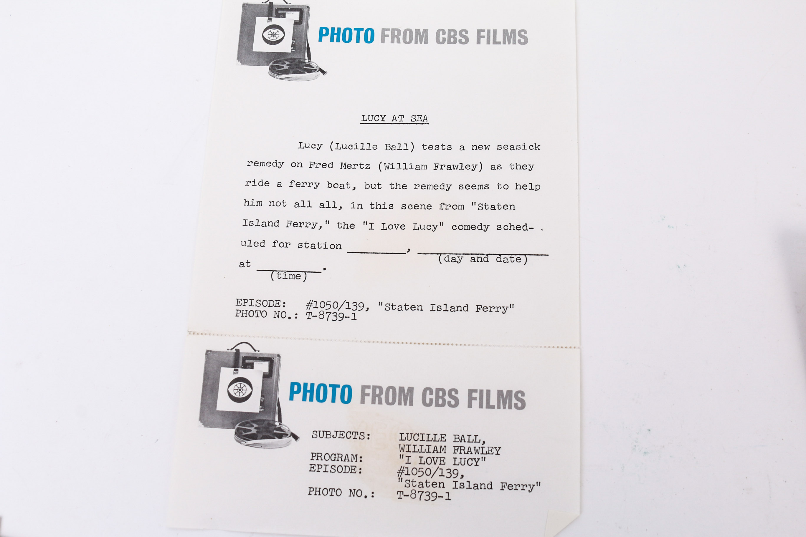 Collection of "I Love Lucy" Photographs