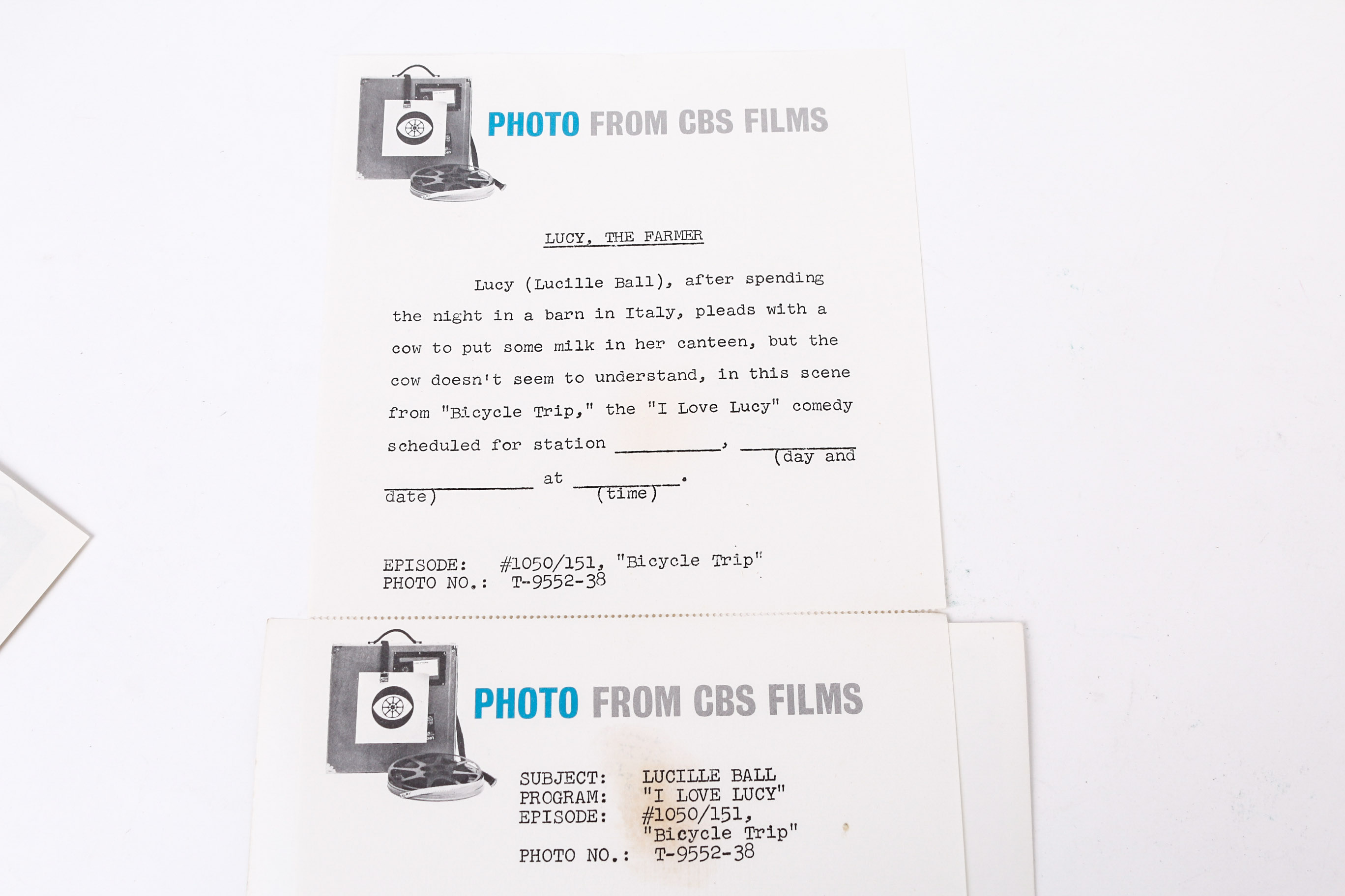 Collection of "I Love Lucy" Photographs