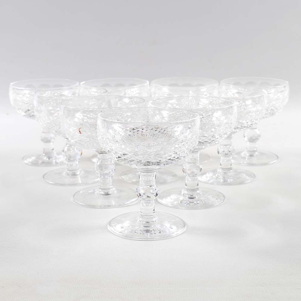Waterford Crystal "Colleen Short" Champagne/Sherbet Glasses
