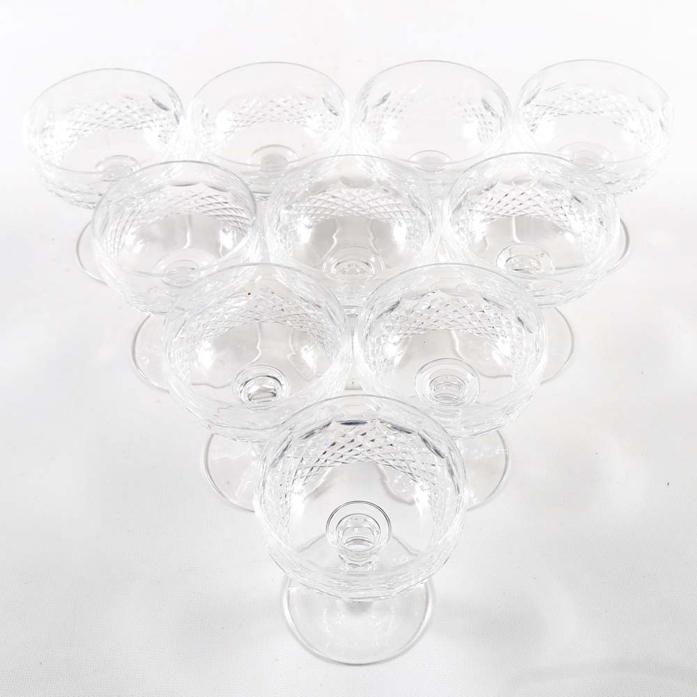 Waterford Crystal "Colleen Short" Champagne/Sherbet Glasses