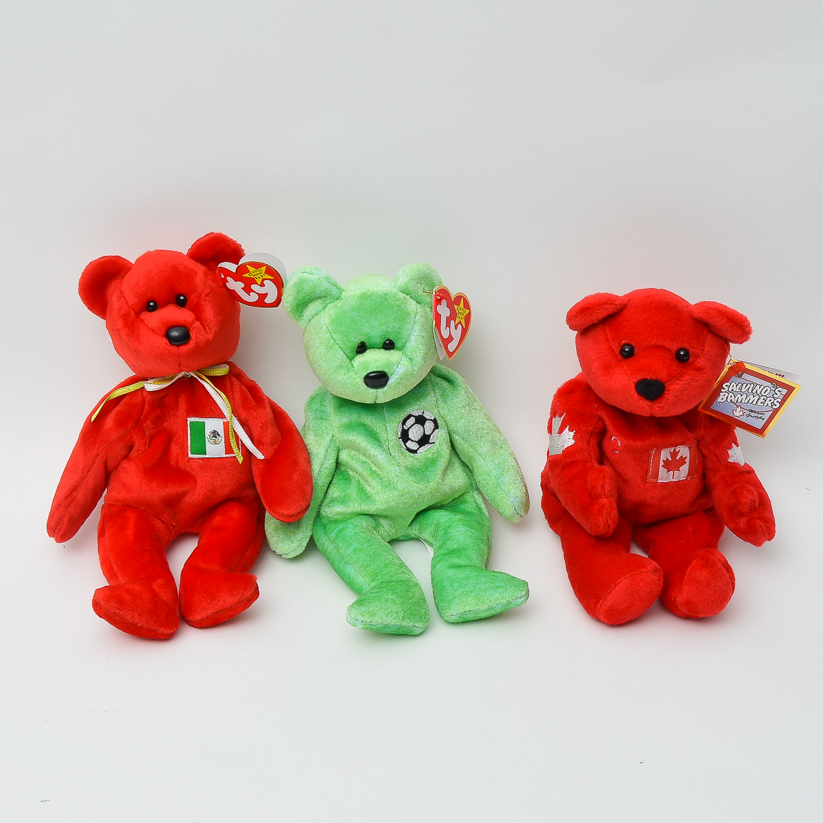 Ty Beanie Babies and Salvino's Bammers Bean Bag