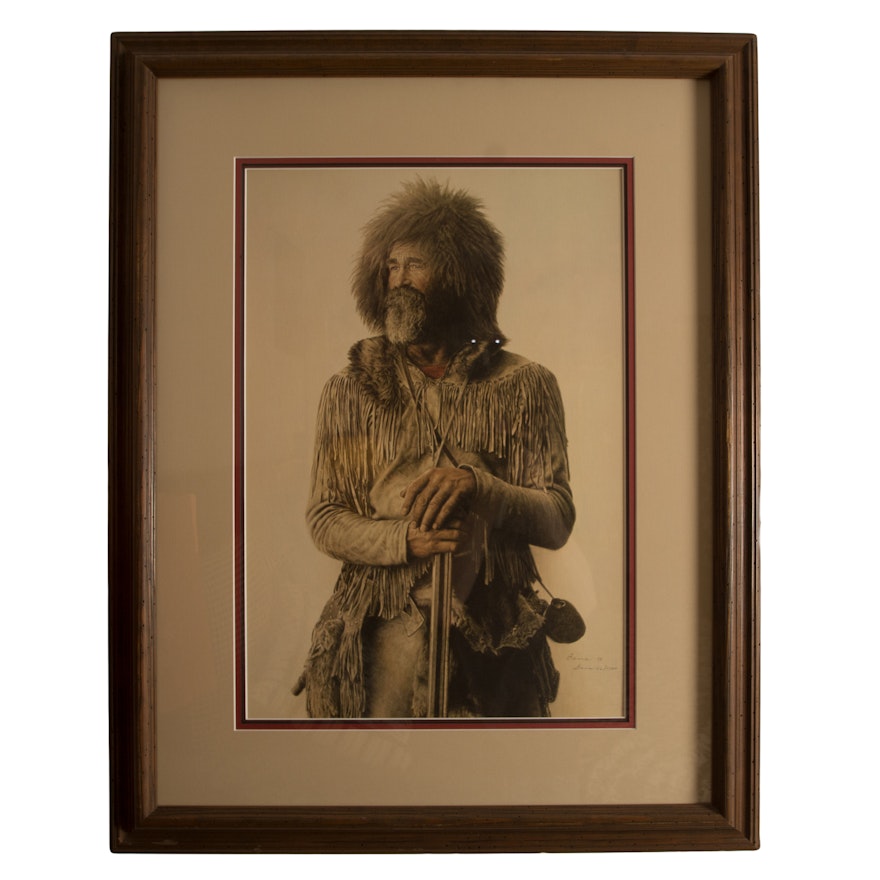 James Bama Limited Edition  Offset Lithograph "Mountain Man"