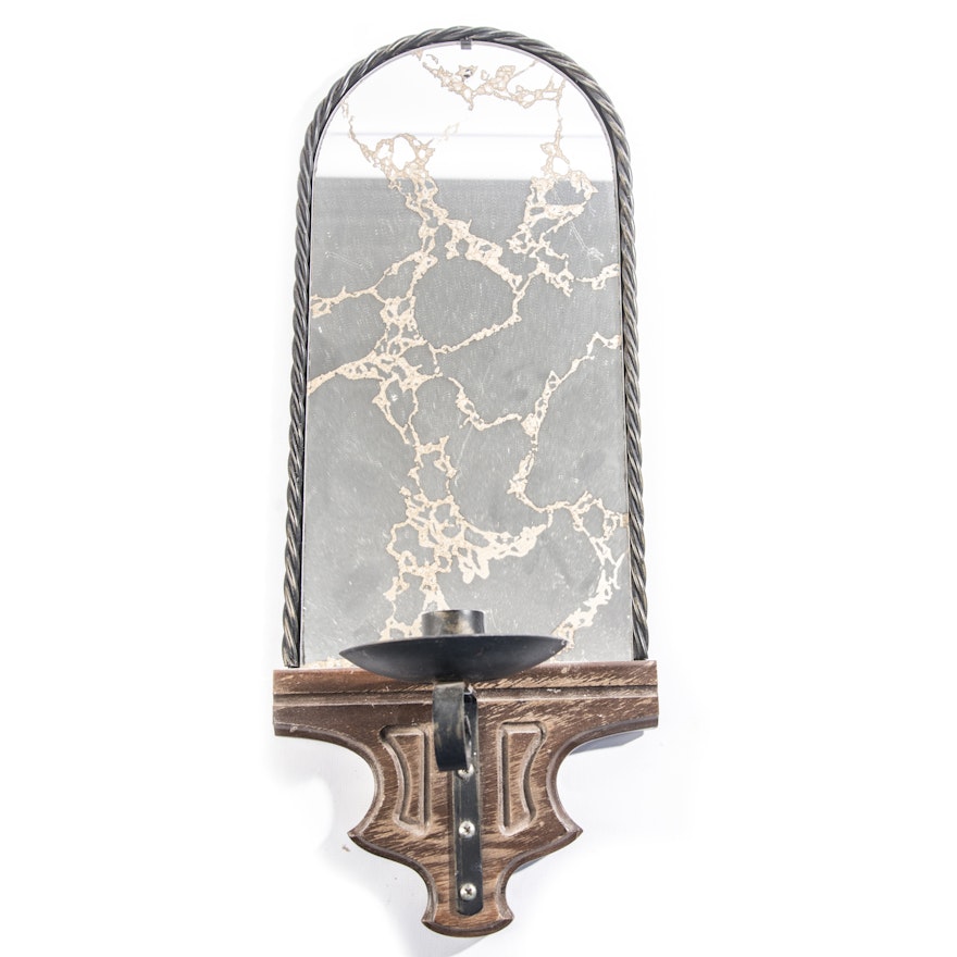 Mirrored Candle Wall Sconce