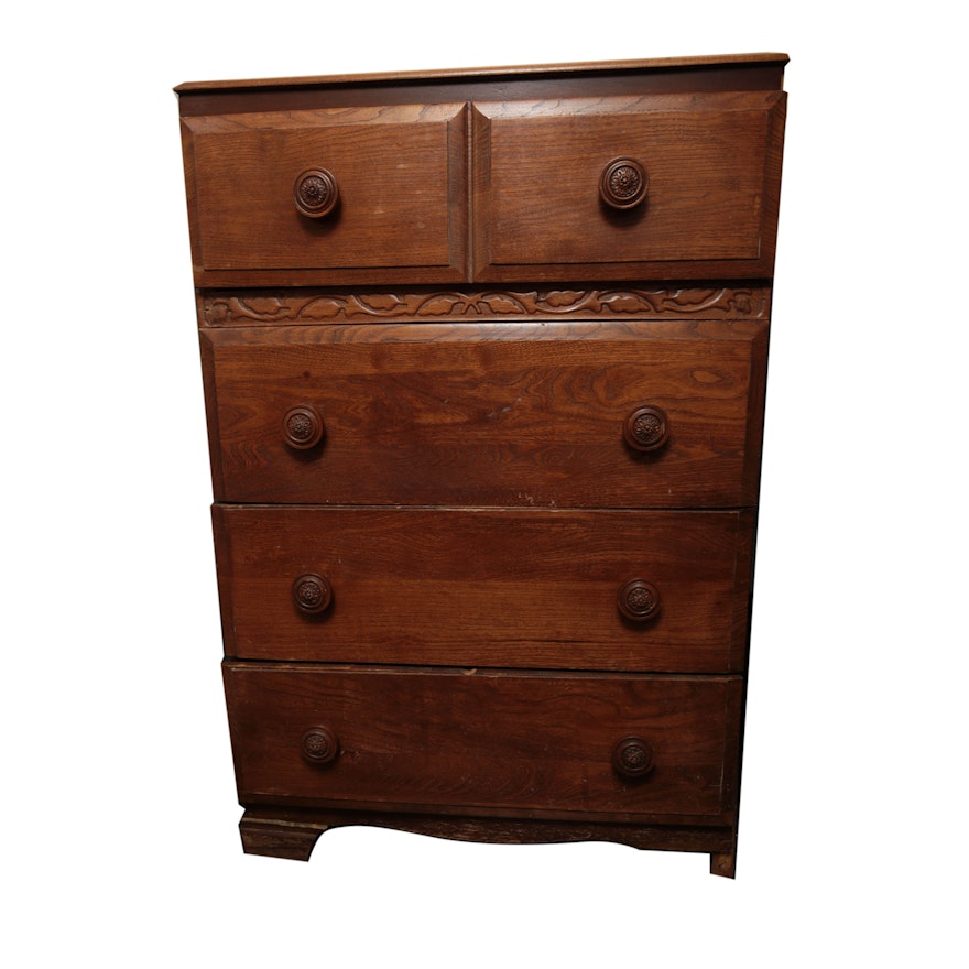 Vintage Tall Chest of Drawers by Ballman-Cummings