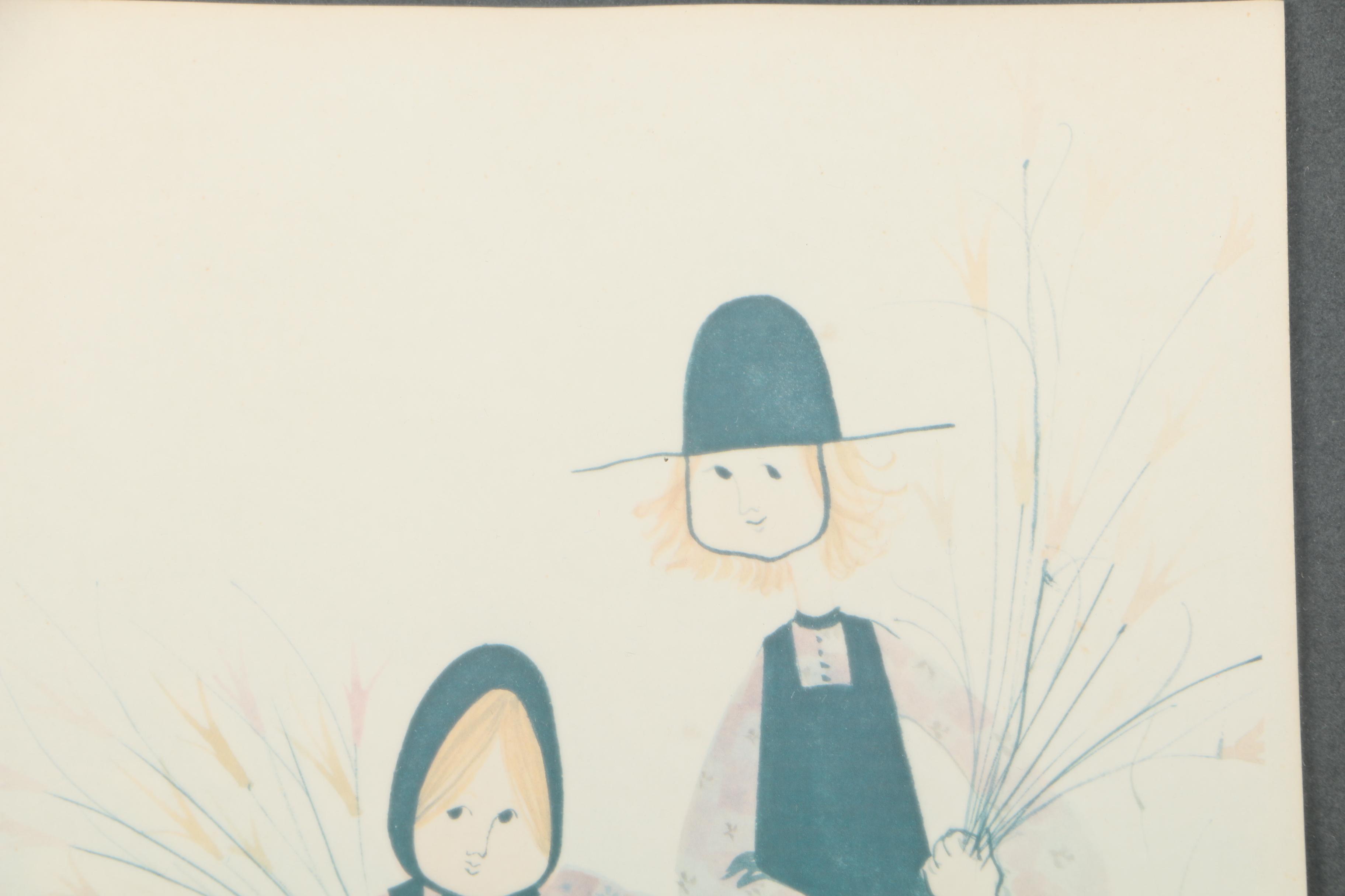 Limited Edition Offset Lithographs on Paper by P. Buckley Moss