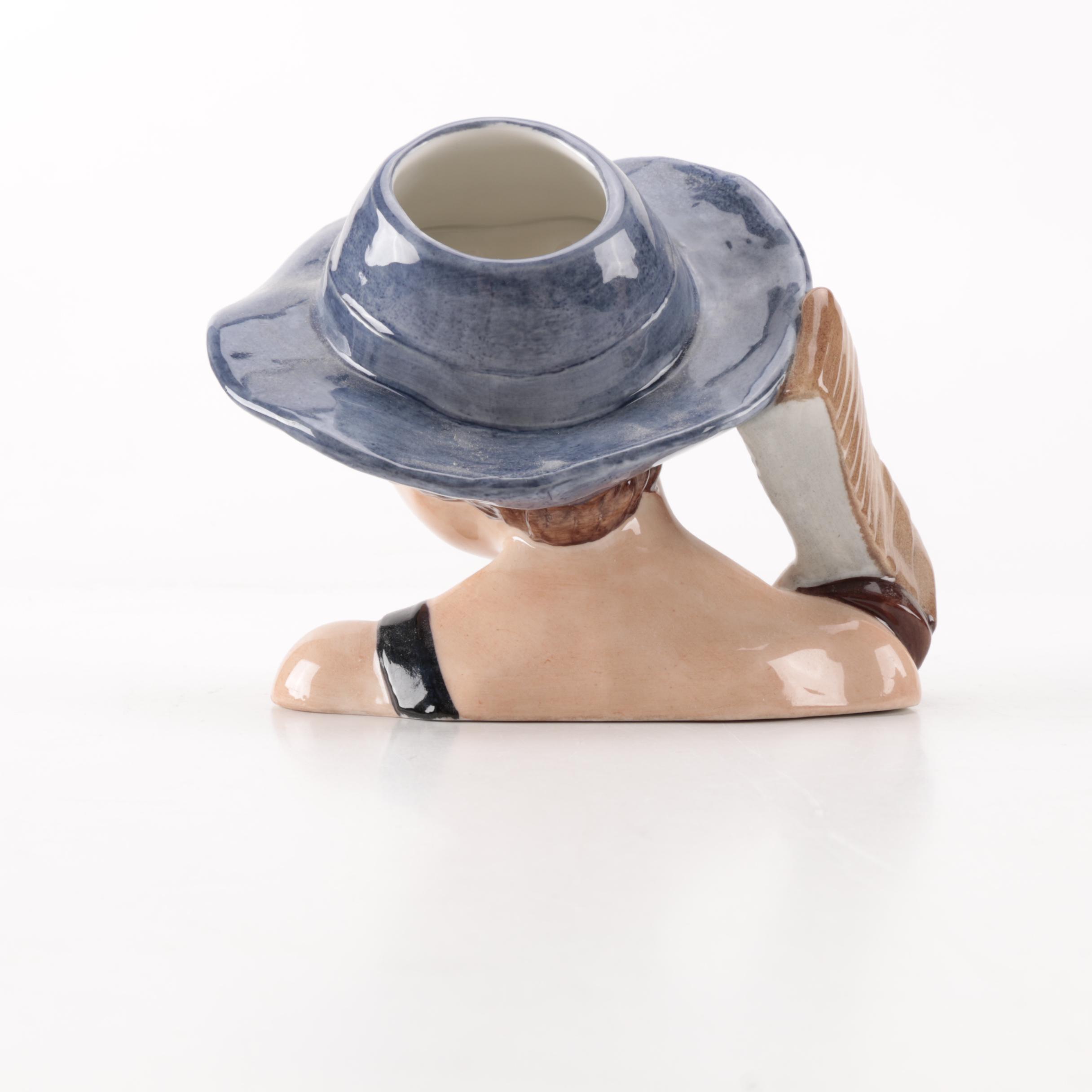 Royal Doulton "Tom Sawyer" and "Huckleberry Finn" Toby Jugs