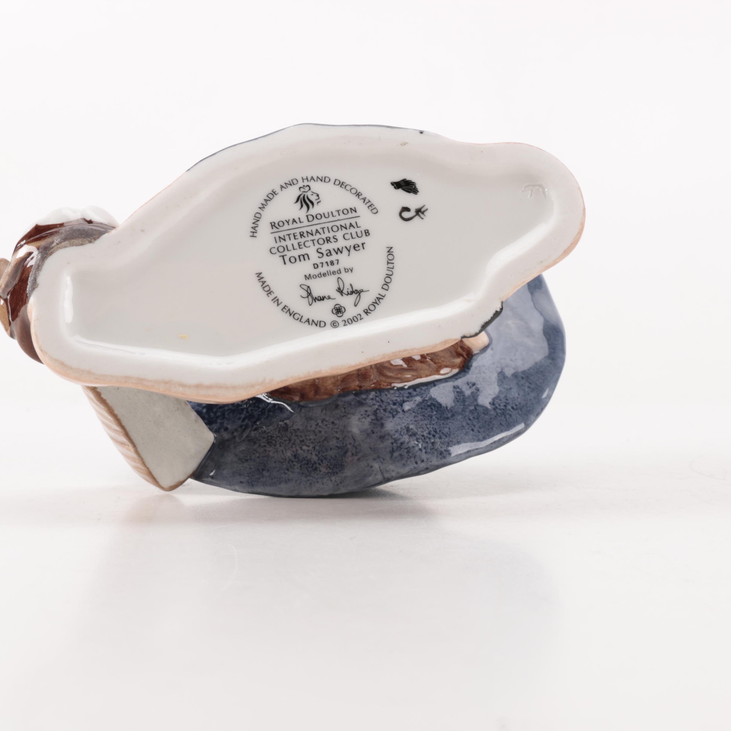 Royal Doulton "Tom Sawyer" and "Huckleberry Finn" Toby Jugs