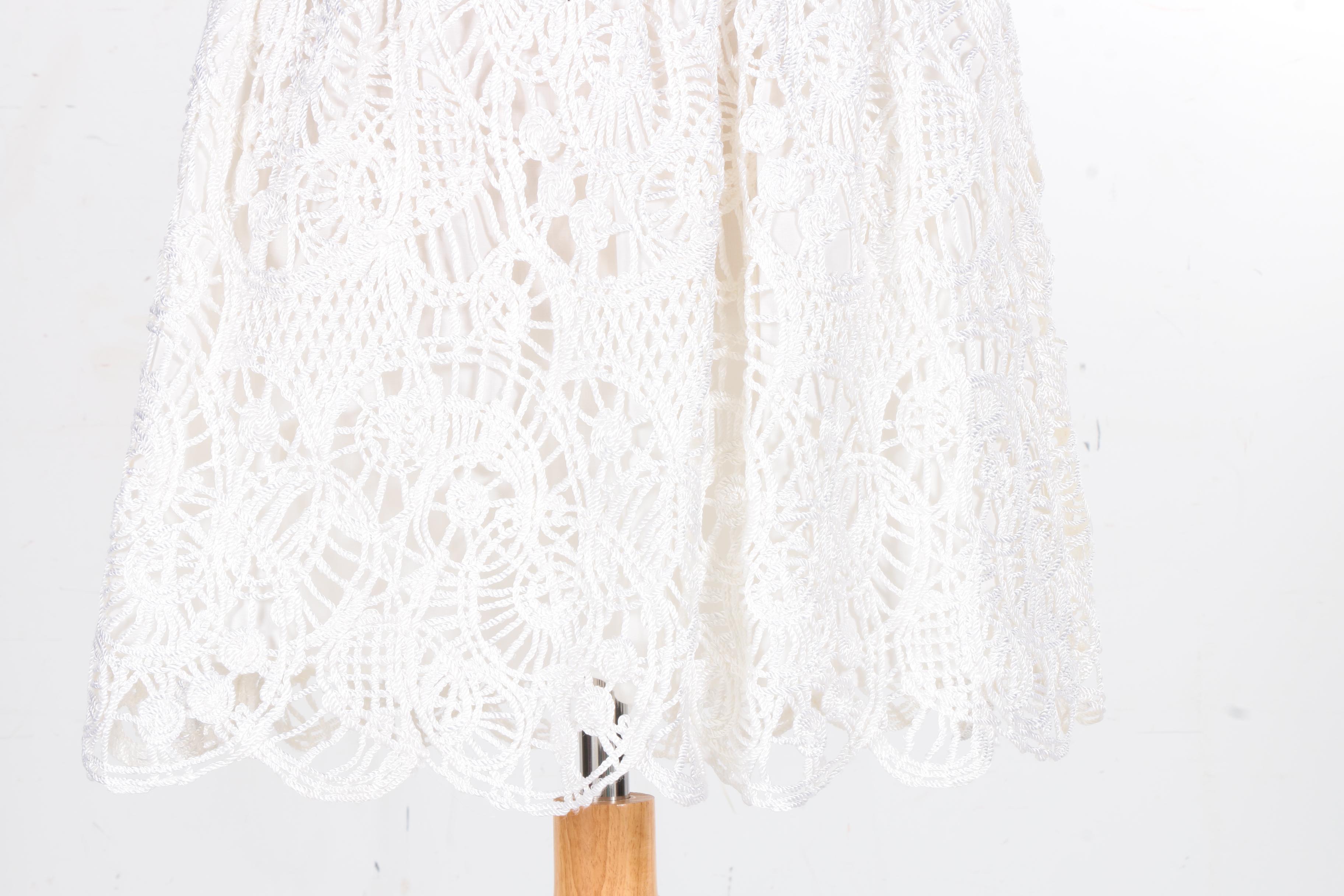 White Flare Skirt by Chaiken