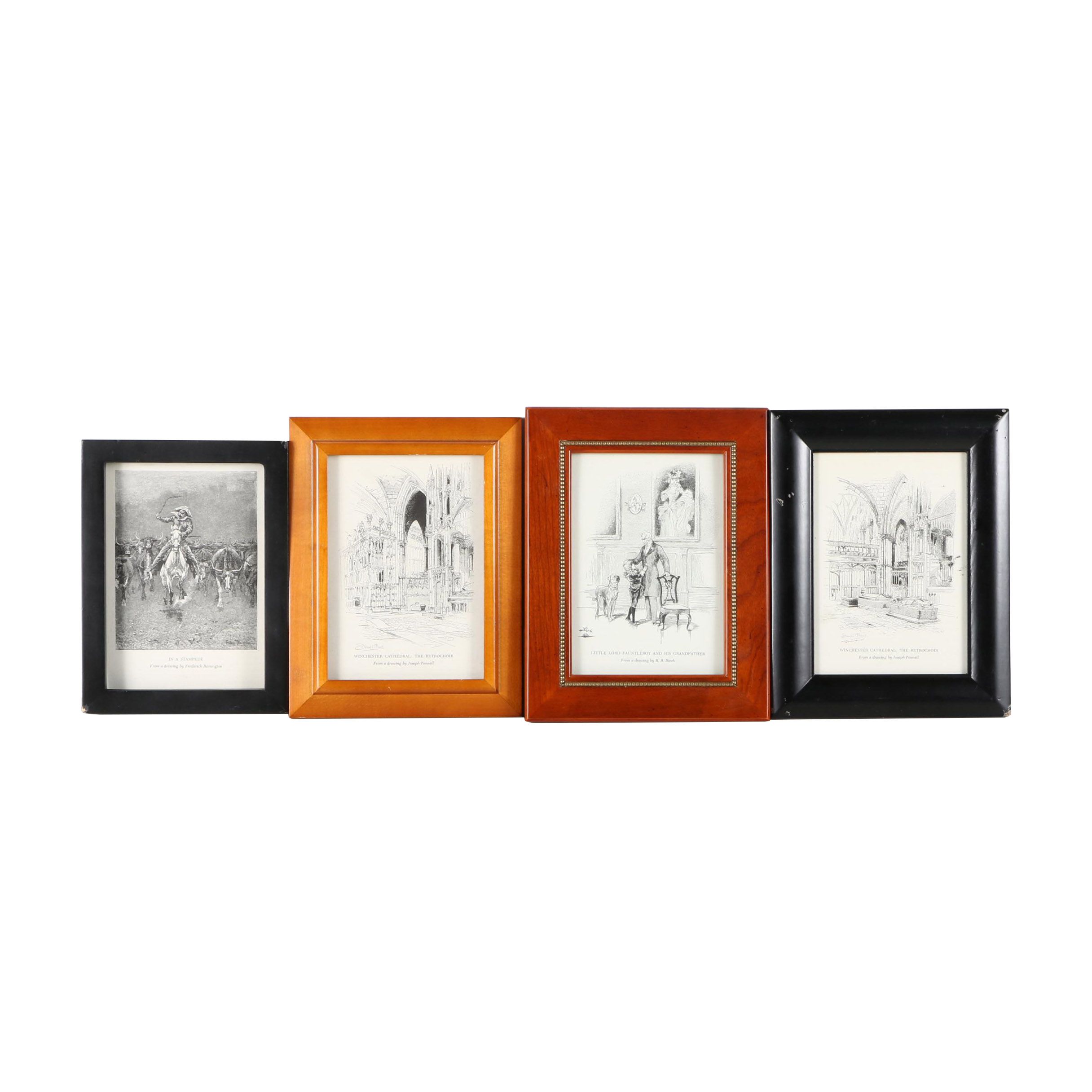 Reproductions of Engraved of Book Illustrations