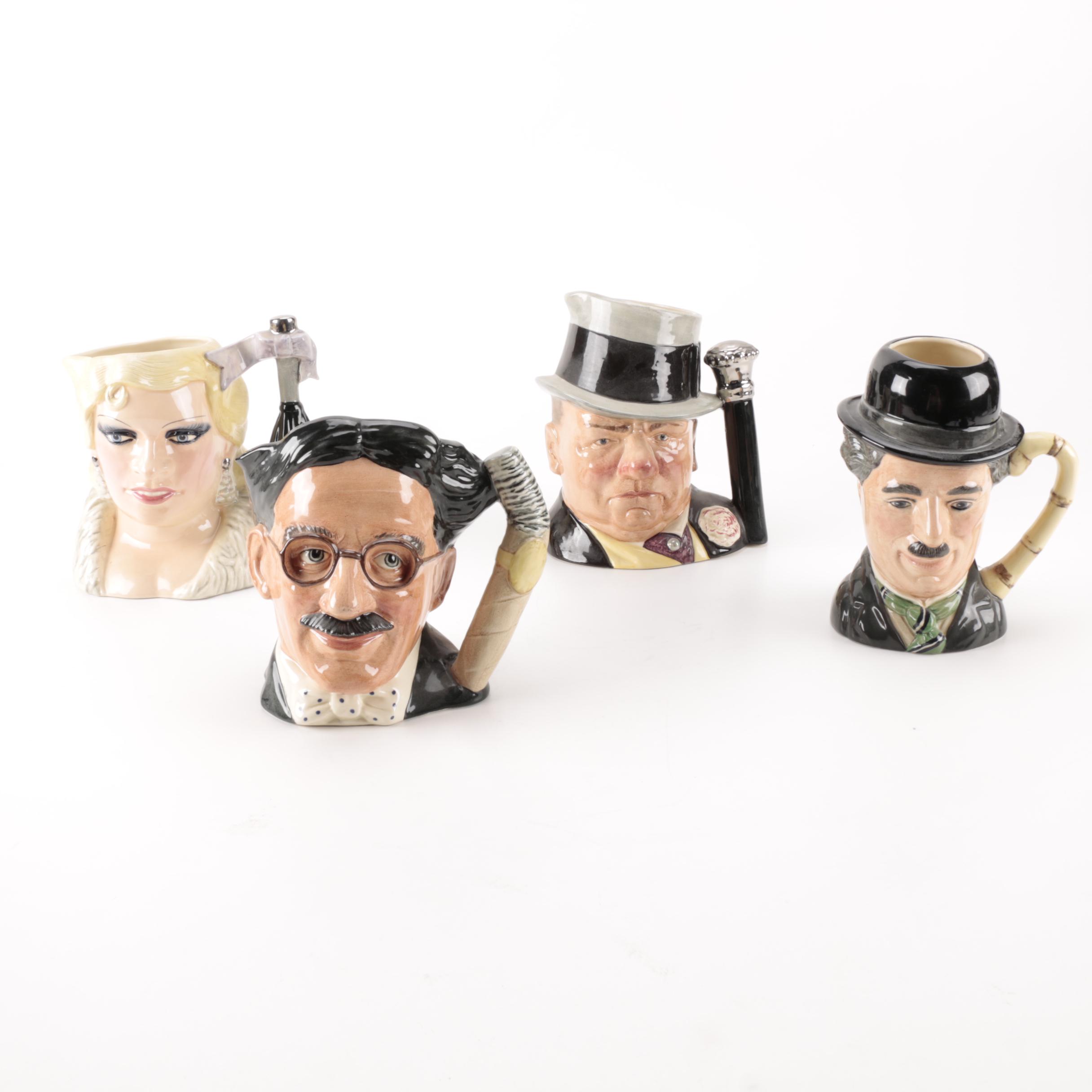 Royal Doulton Toby Jugs From The Celebrity Collection