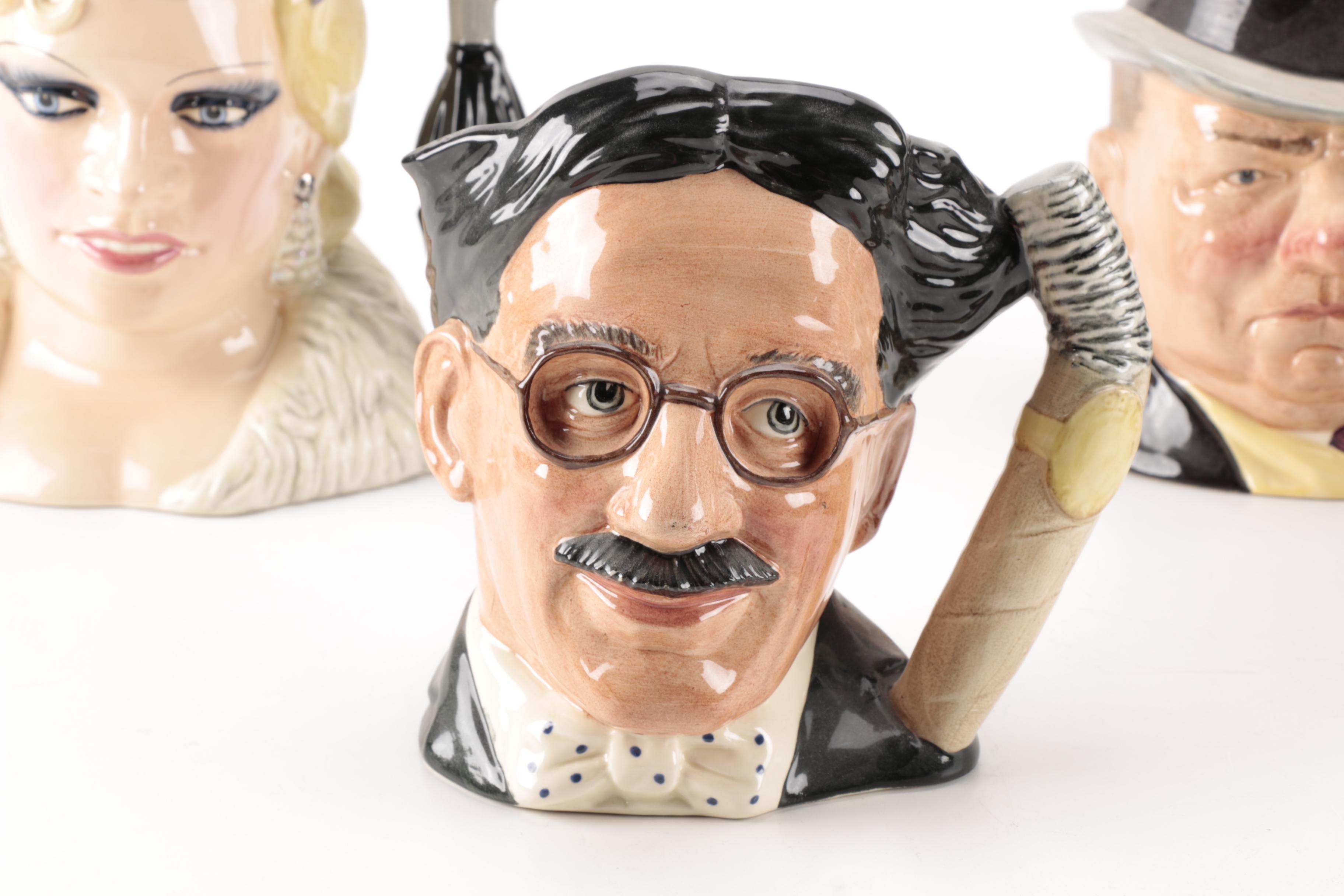 Royal Doulton Toby Jugs From The Celebrity Collection