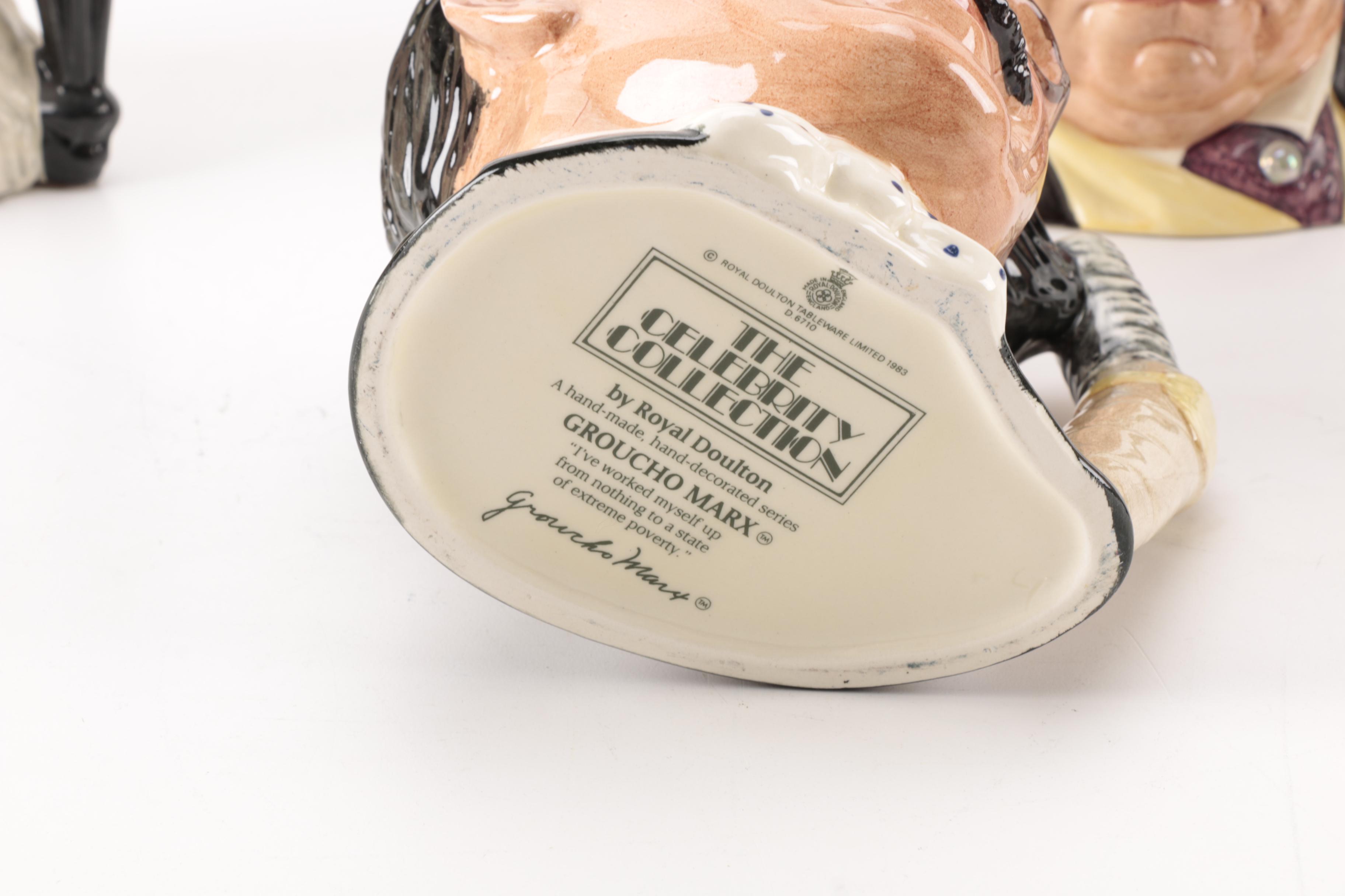 Royal Doulton Toby Jugs From The Celebrity Collection