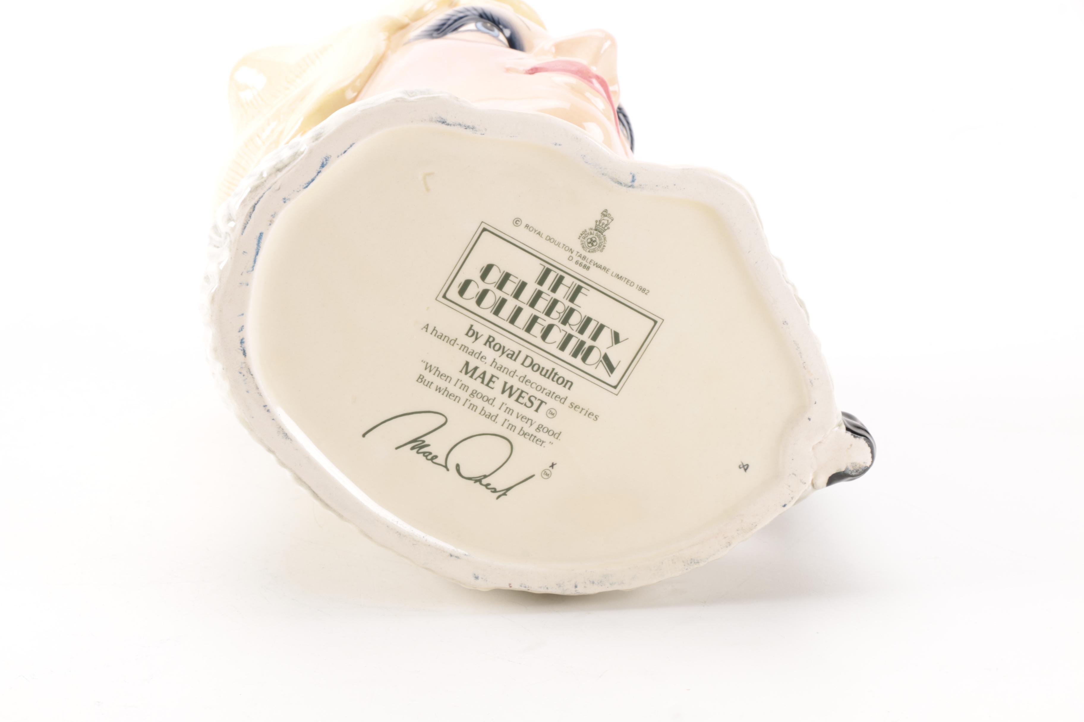 Royal Doulton Toby Jugs From The Celebrity Collection