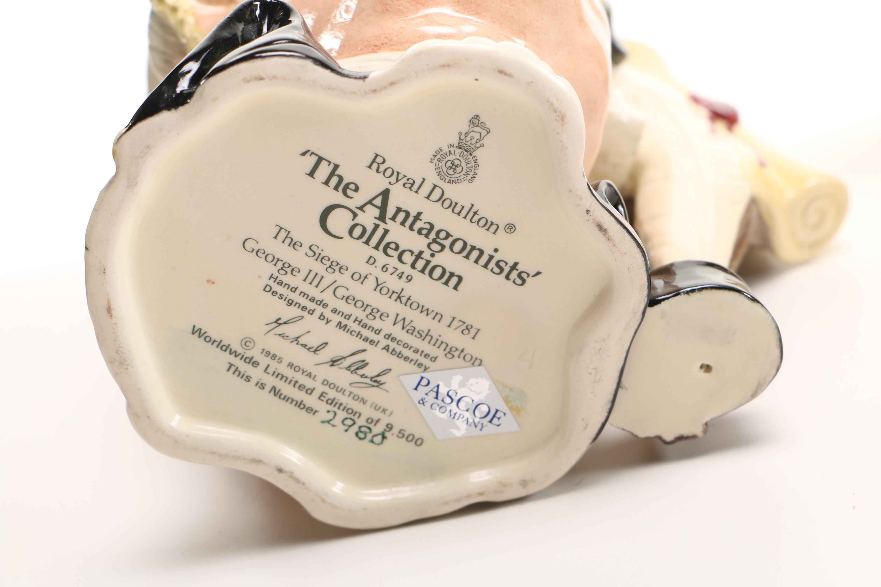 The Antagonists' Collection Royal Doulton Toby Mugs