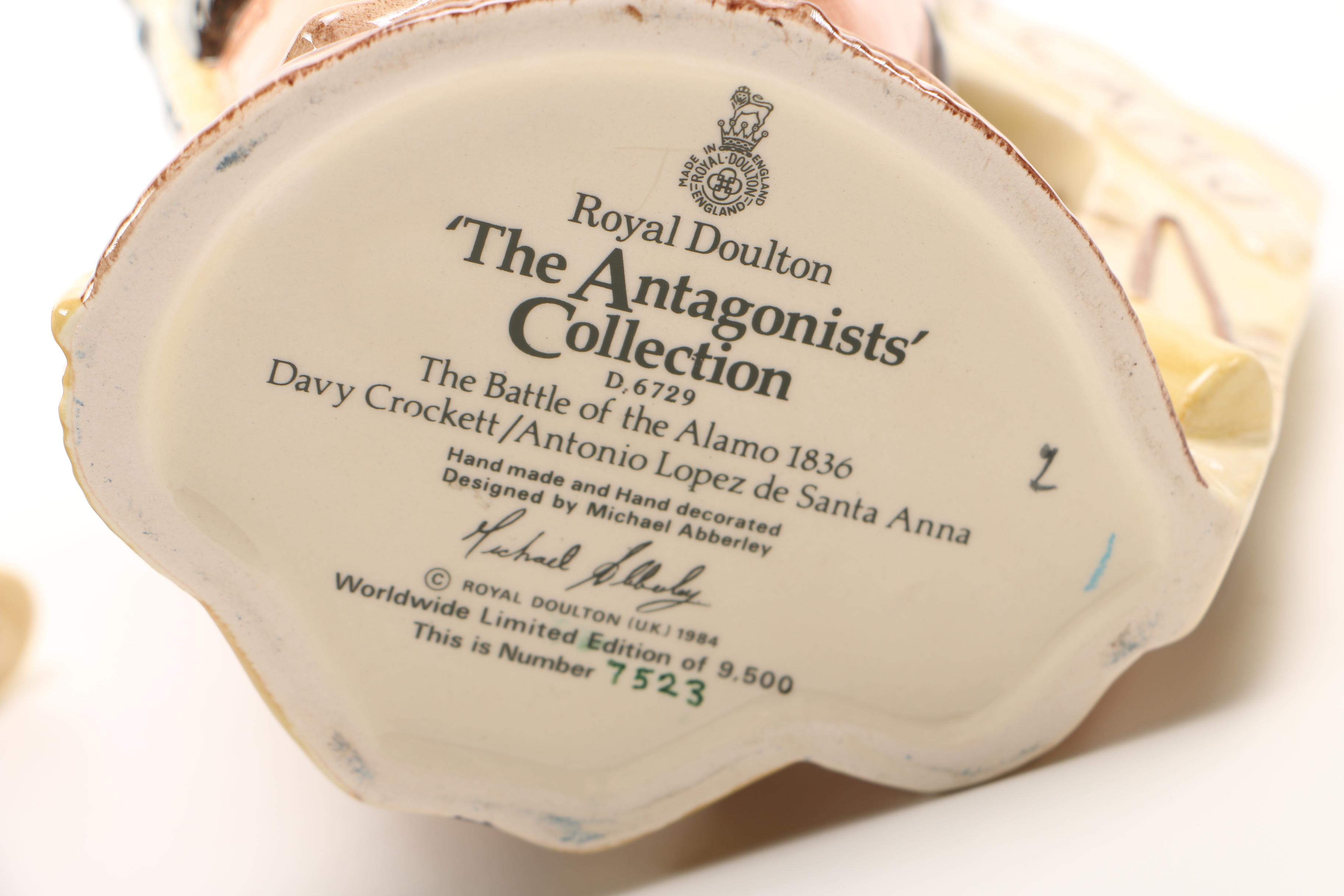 The Antagonists' Collection Royal Doulton Toby Mugs