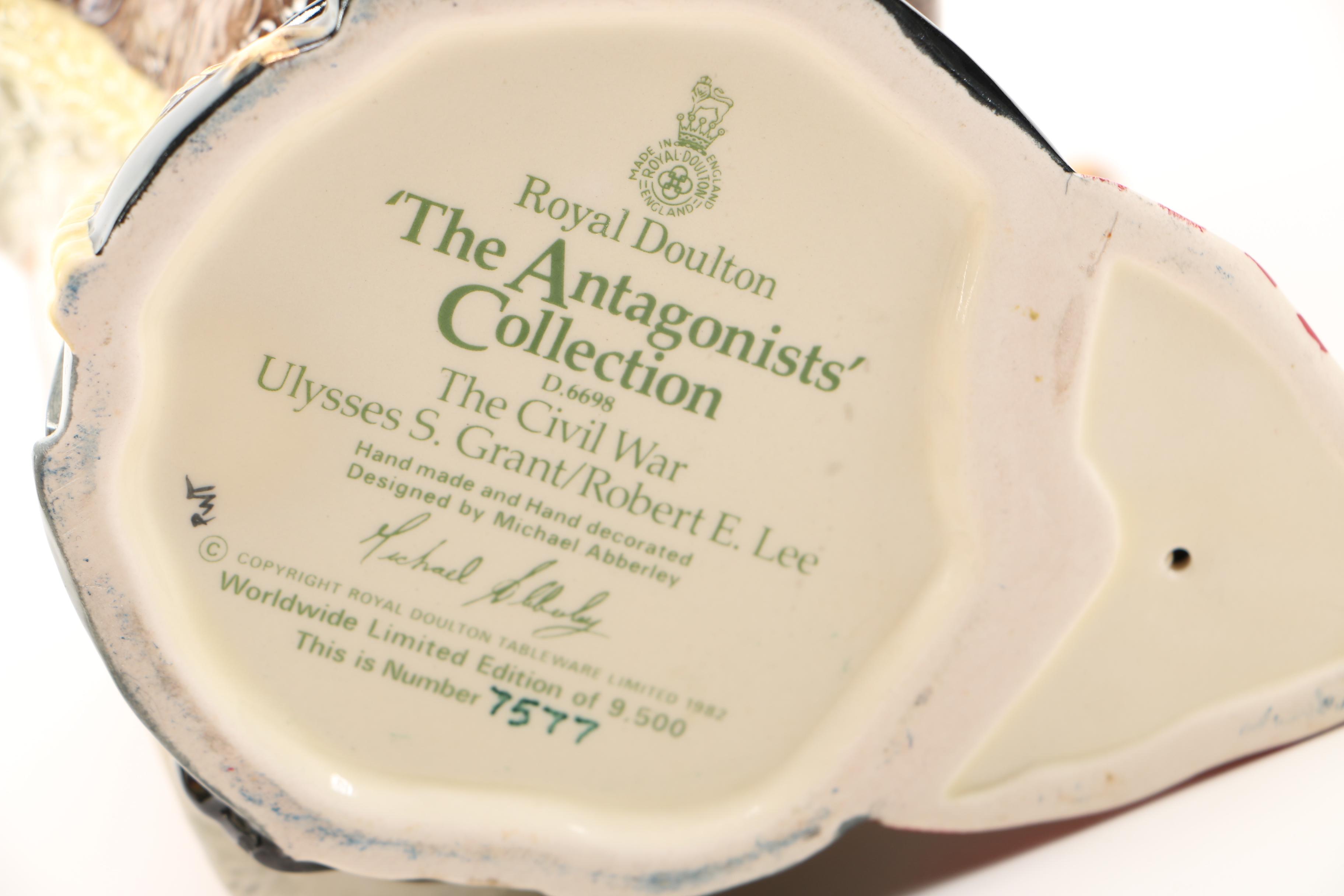 The Antagonists' Collection Royal Doulton Toby Mugs