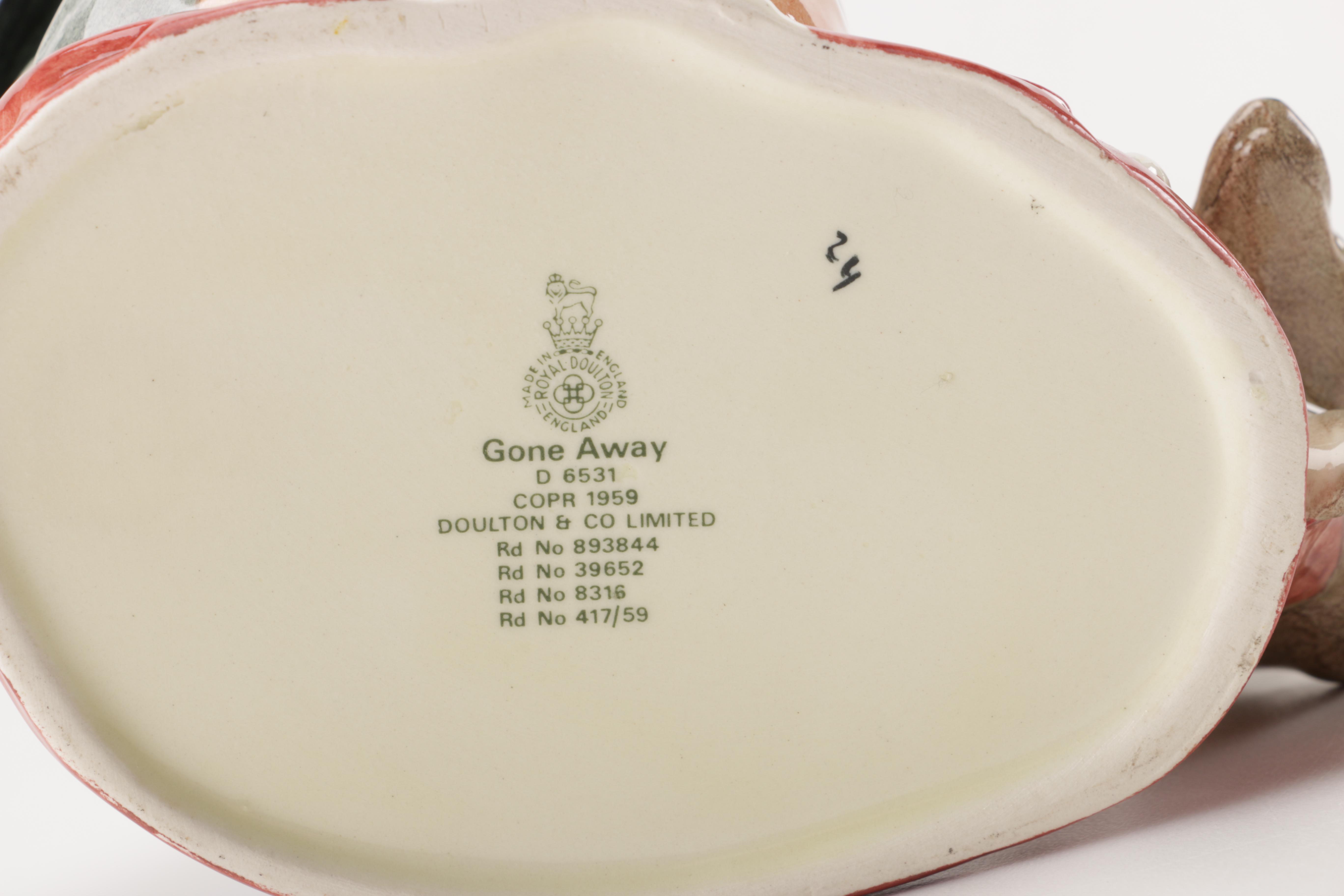 Five Royal Doulton Toby Jugs of Various Professionals