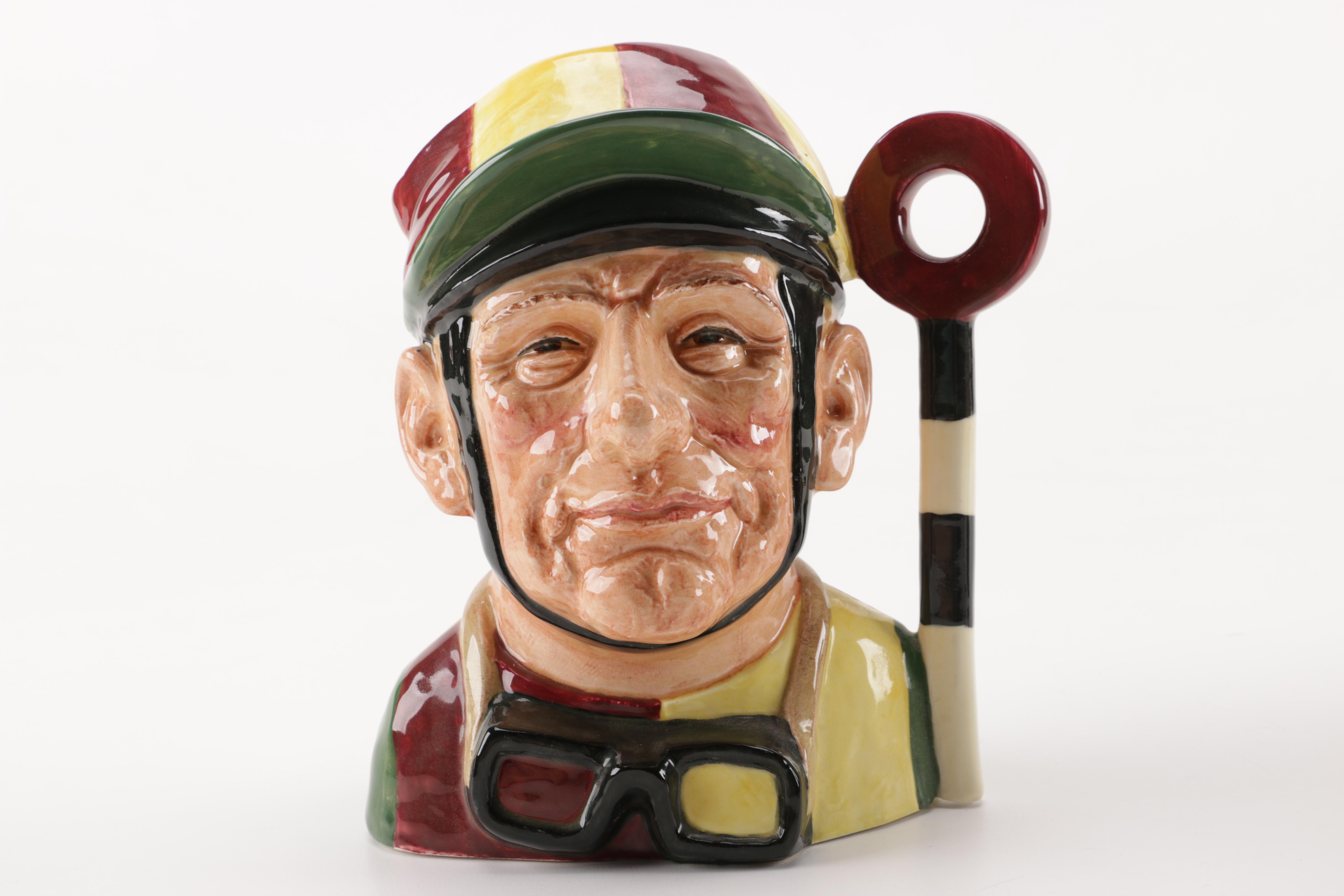 Five Royal Doulton Toby Jugs of Various Professionals