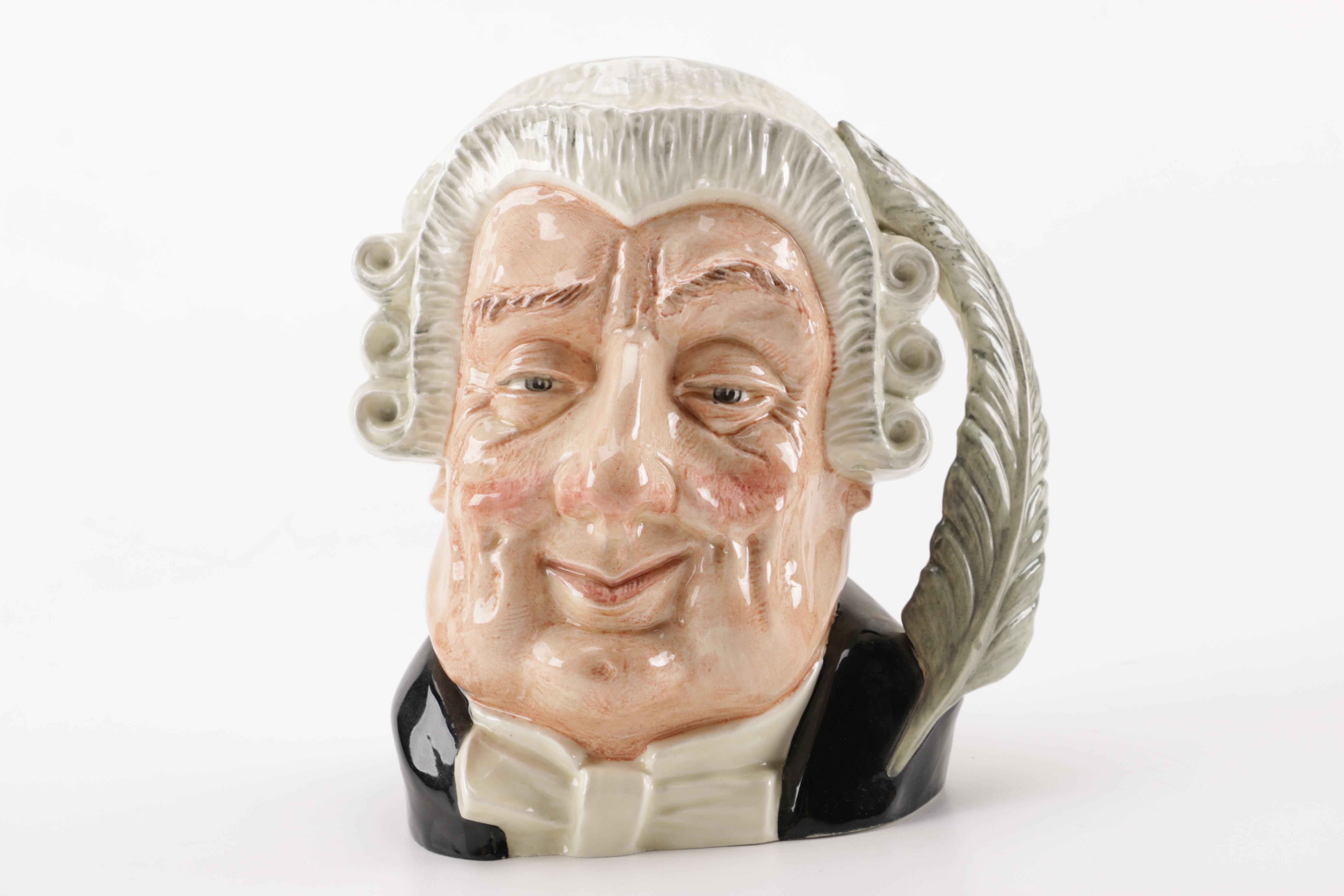 Five Royal Doulton Toby Jugs of Various Professionals