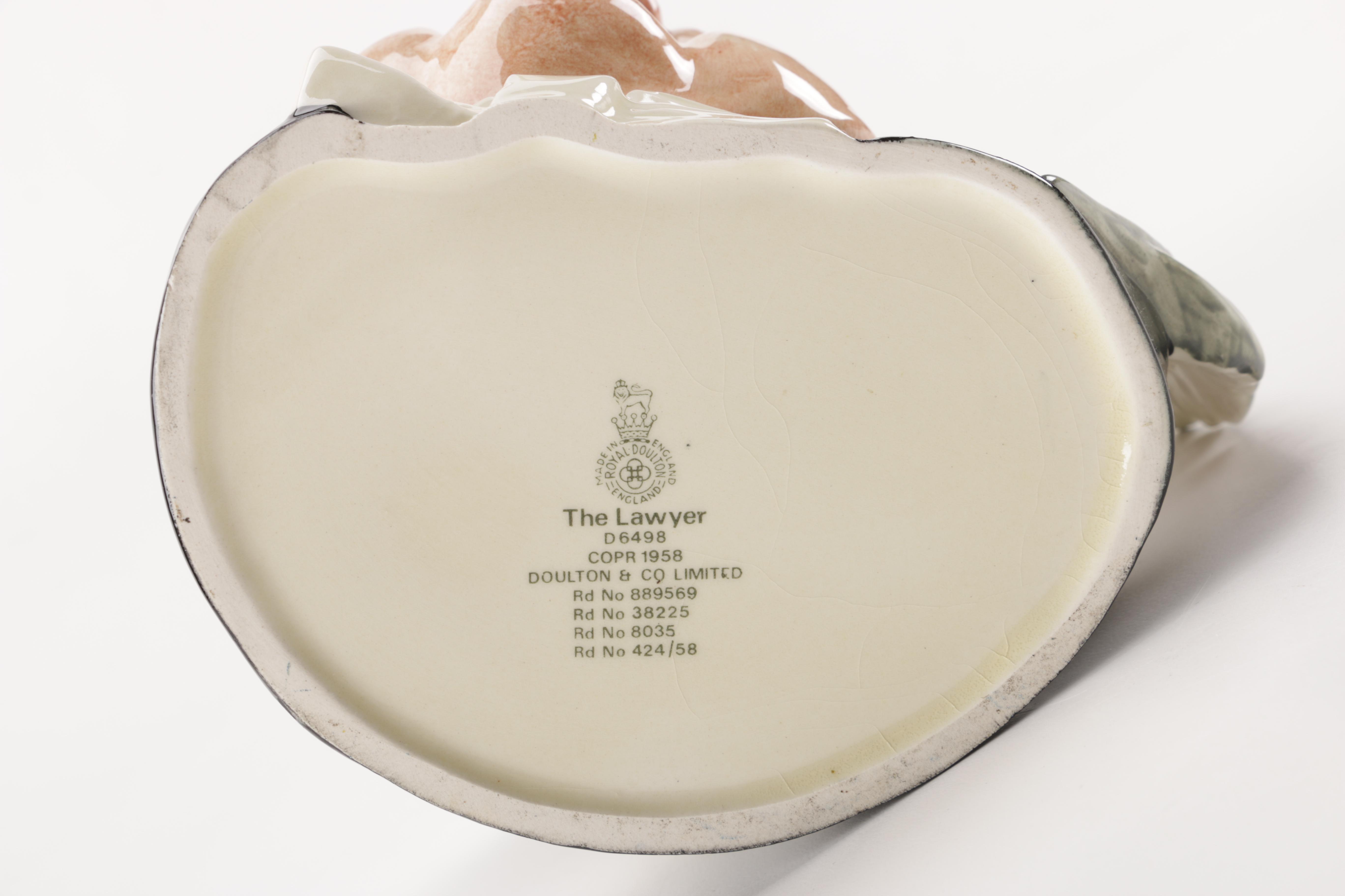 Five Royal Doulton Toby Jugs of Various Professionals