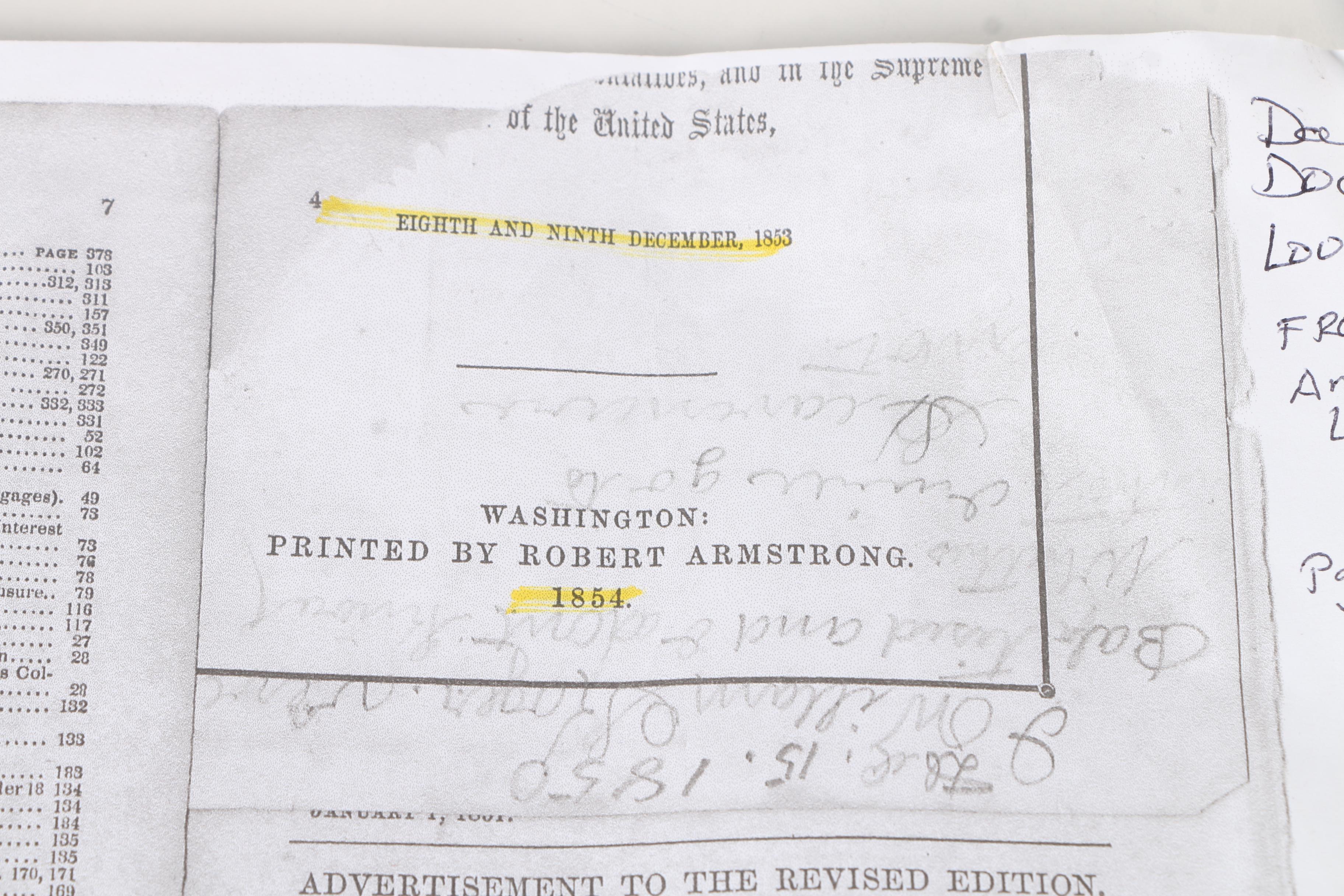 1856 Louisiana Map from "The American Lawyer"