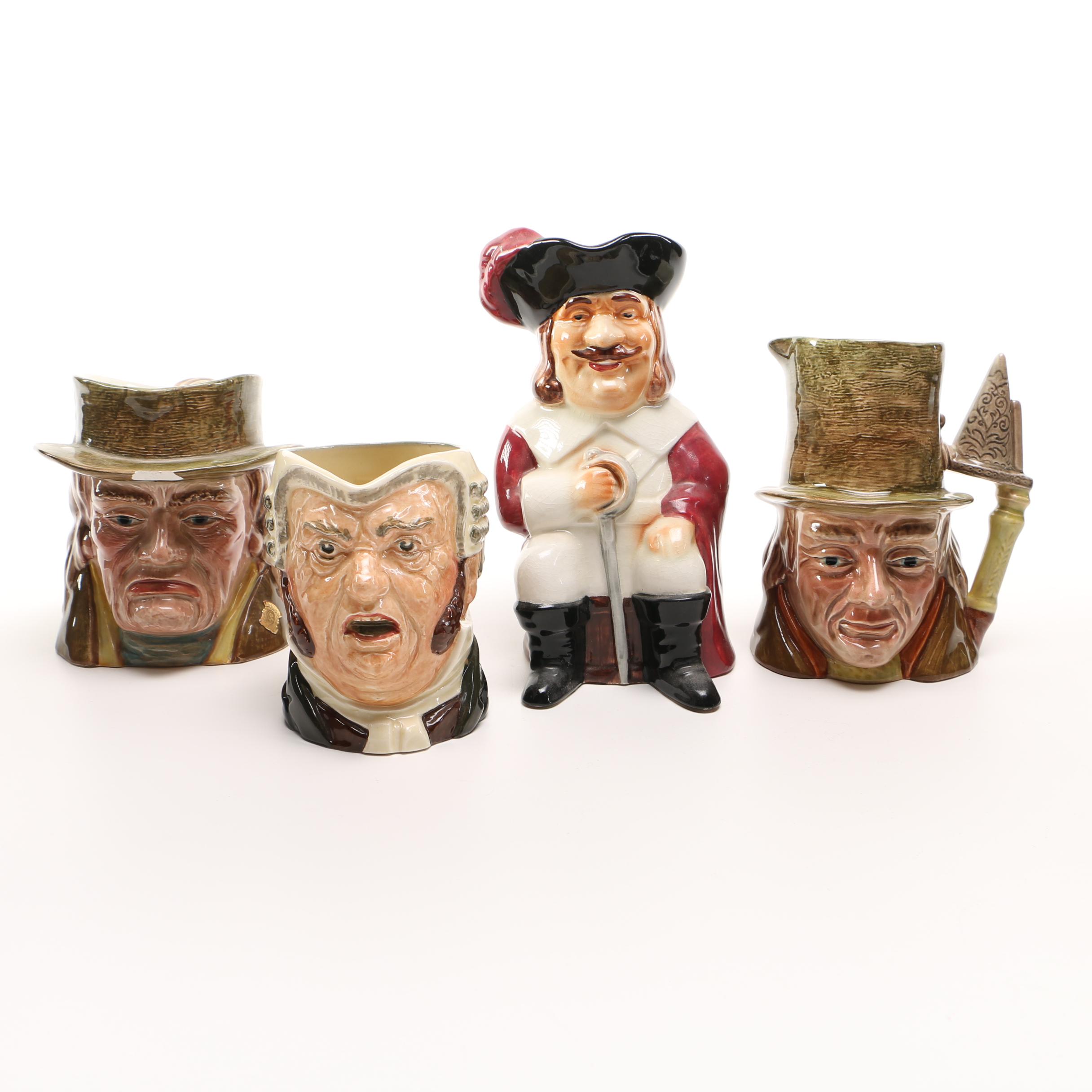 Character Mugs and Toby Mugs Including Royal Doulton