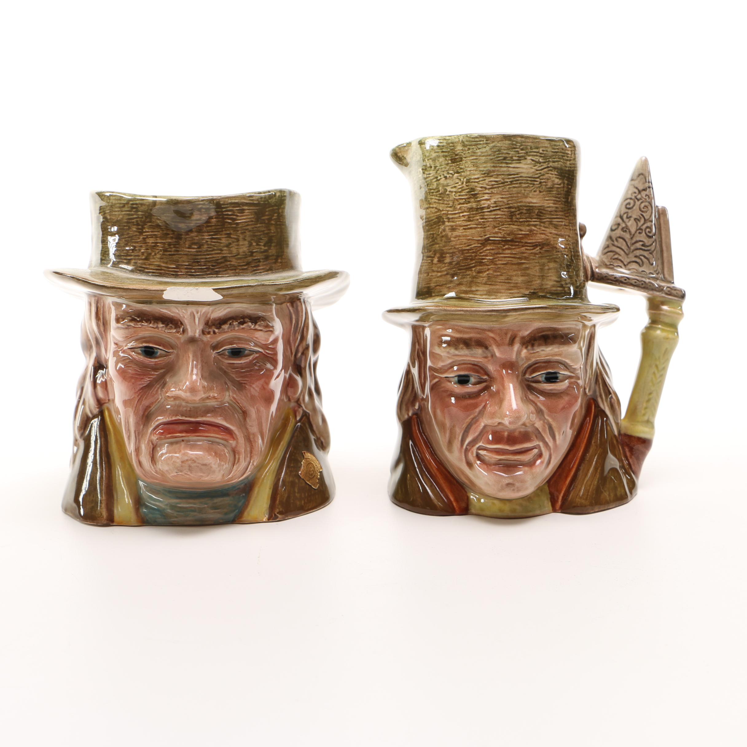 Character Mugs and Toby Mugs Including Royal Doulton