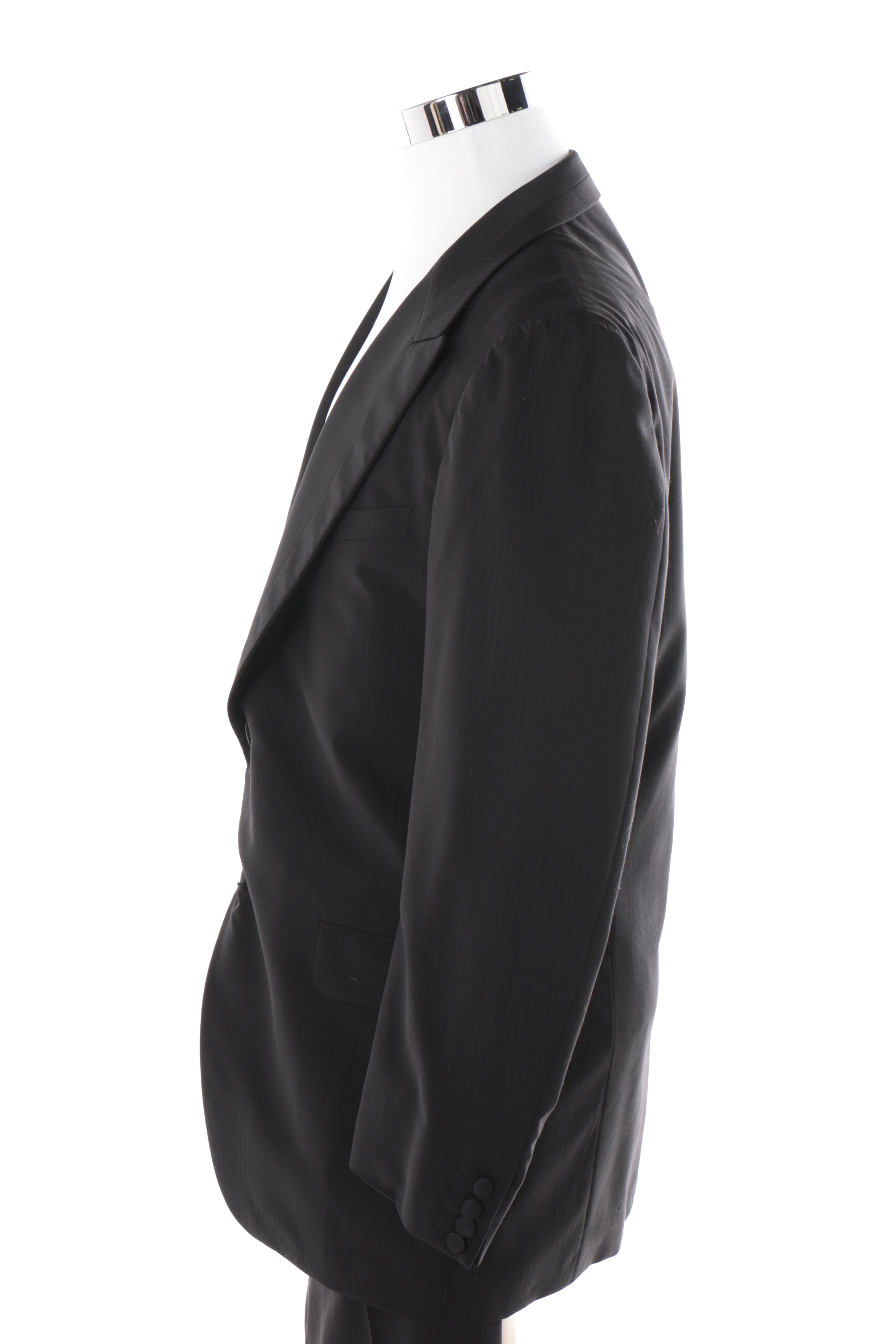 Men's Gianni Versace Couture Hand Tailored Wool Suit