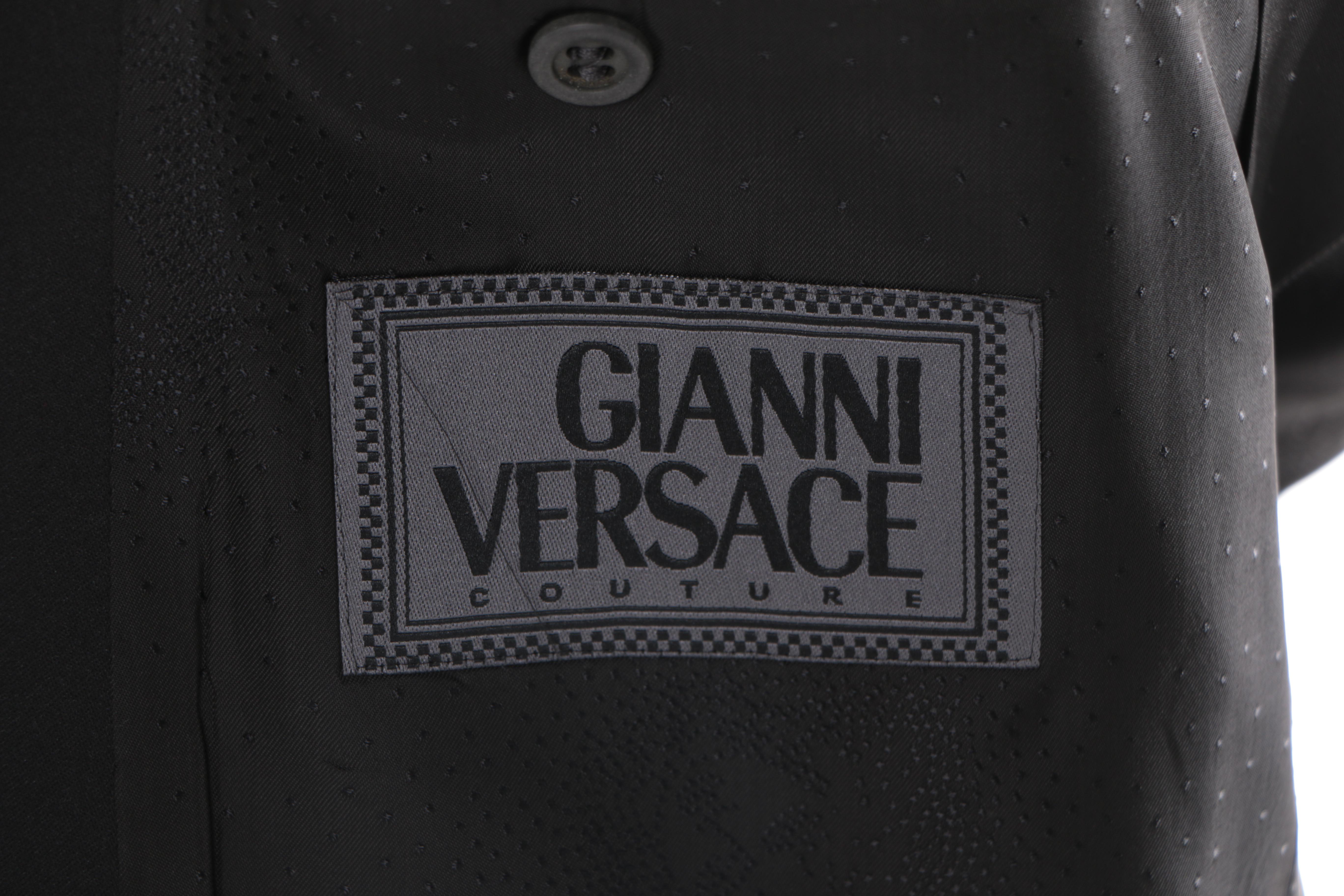Men's Gianni Versace Couture Hand Tailored Wool Suit