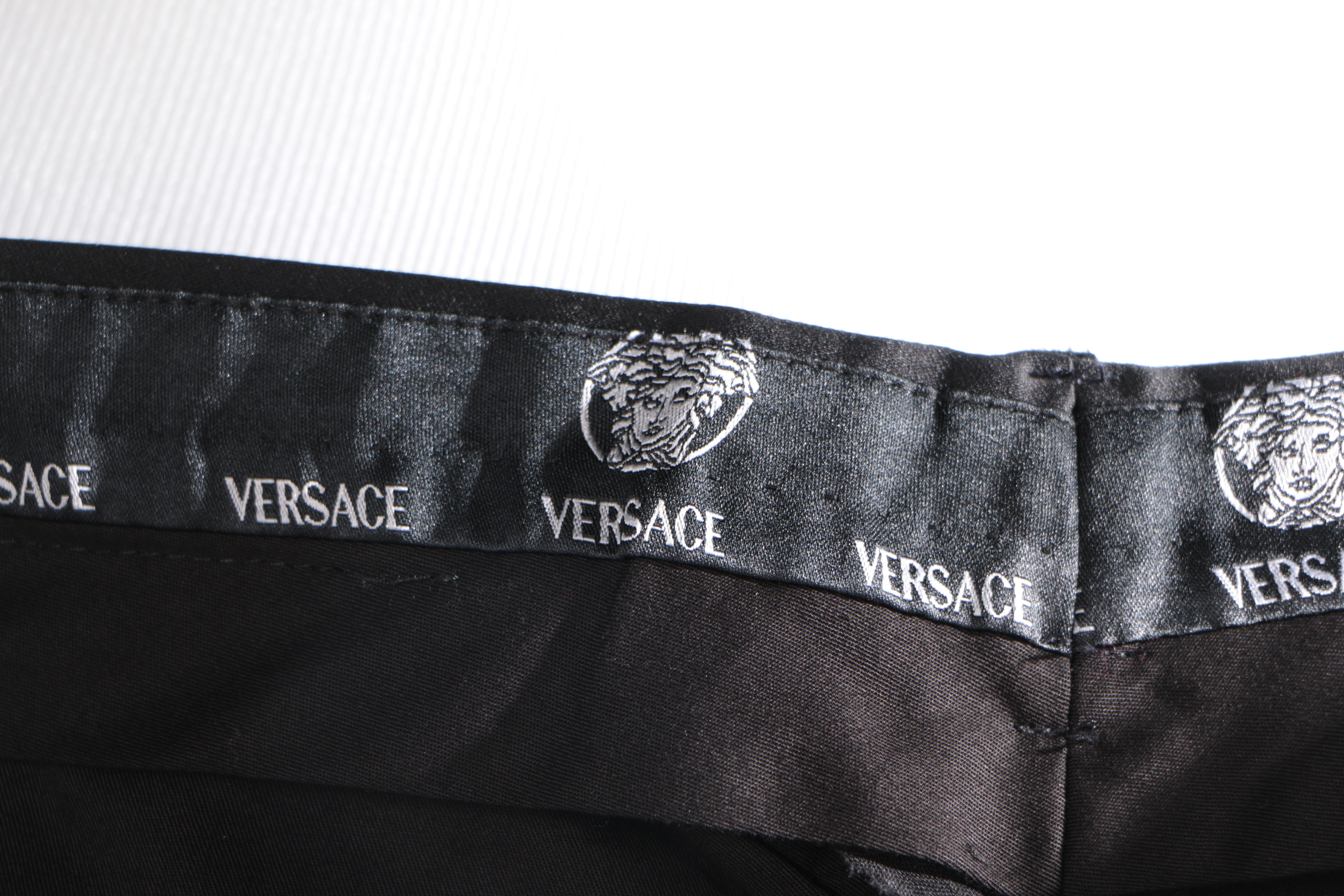 Men's Gianni Versace Couture Hand Tailored Wool Suit