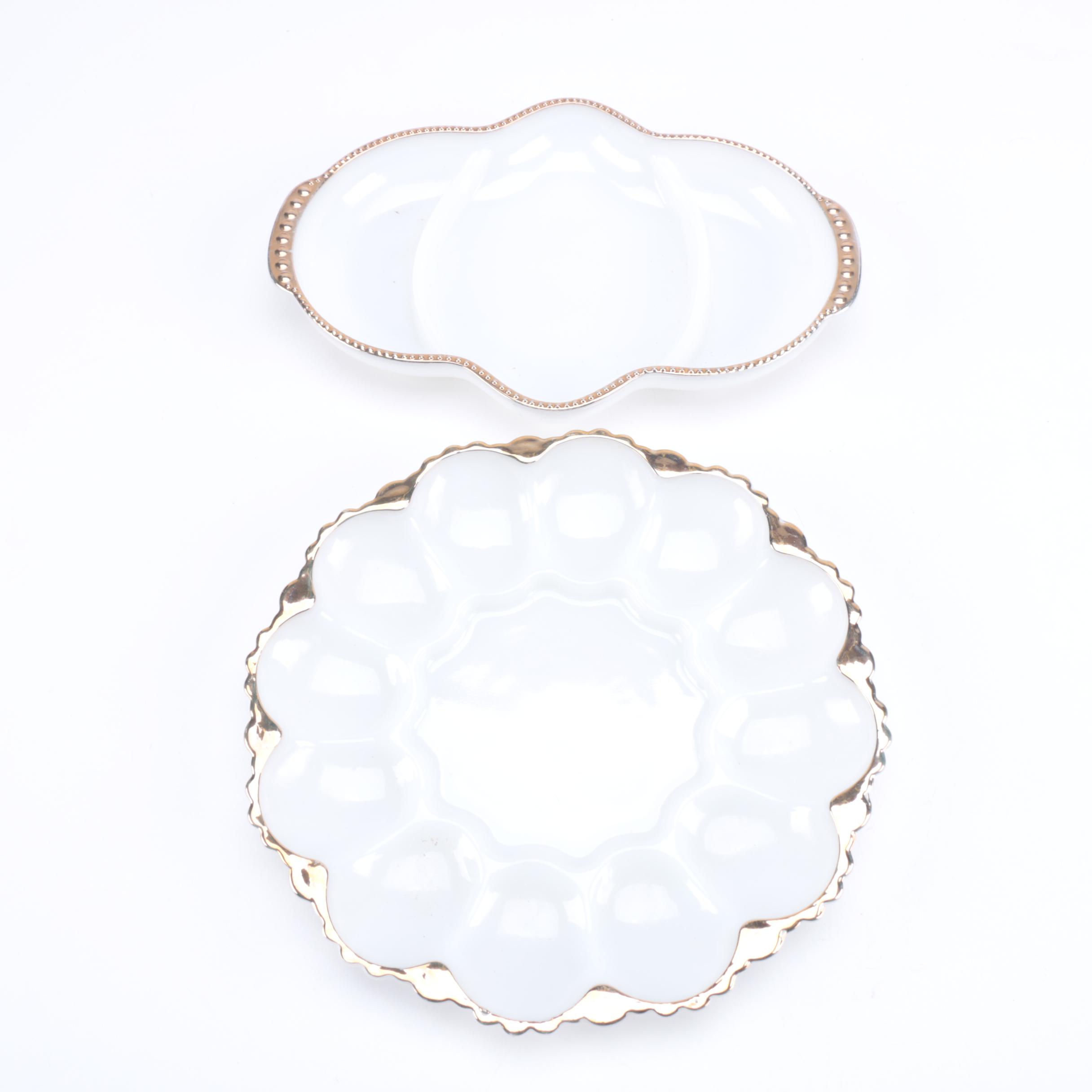 Assorted Serving Dishes Including Fire King